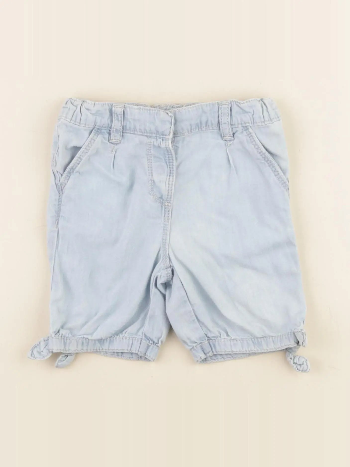 Vertbaudet - short bleu - 12 mois