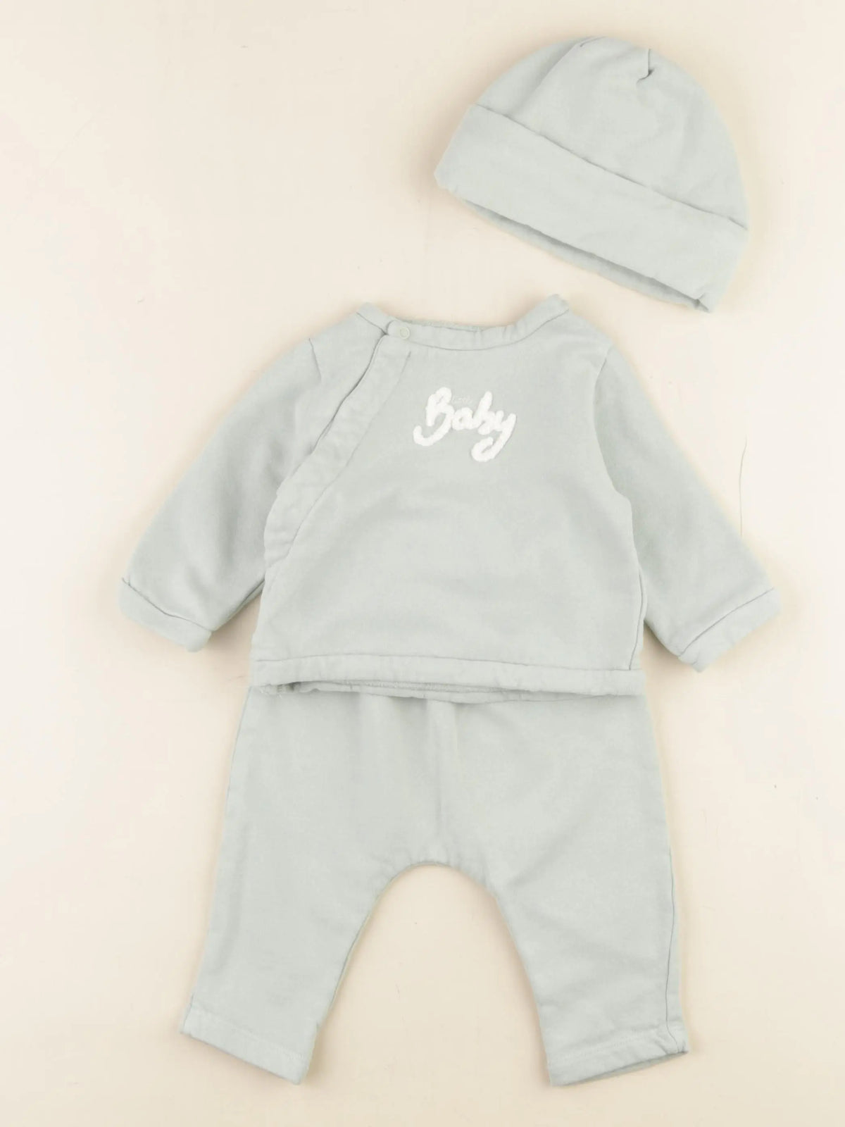 Vertbaudet - ensemble vert - 3 mois