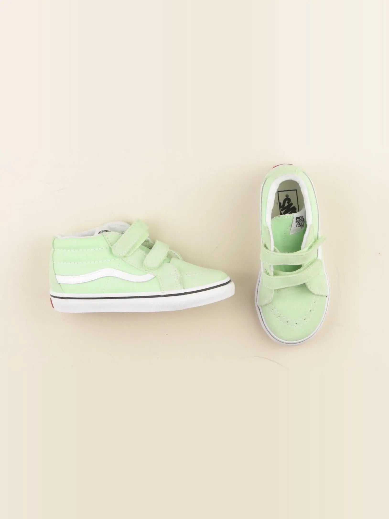 Vans - baskets vert - pointure 26/27