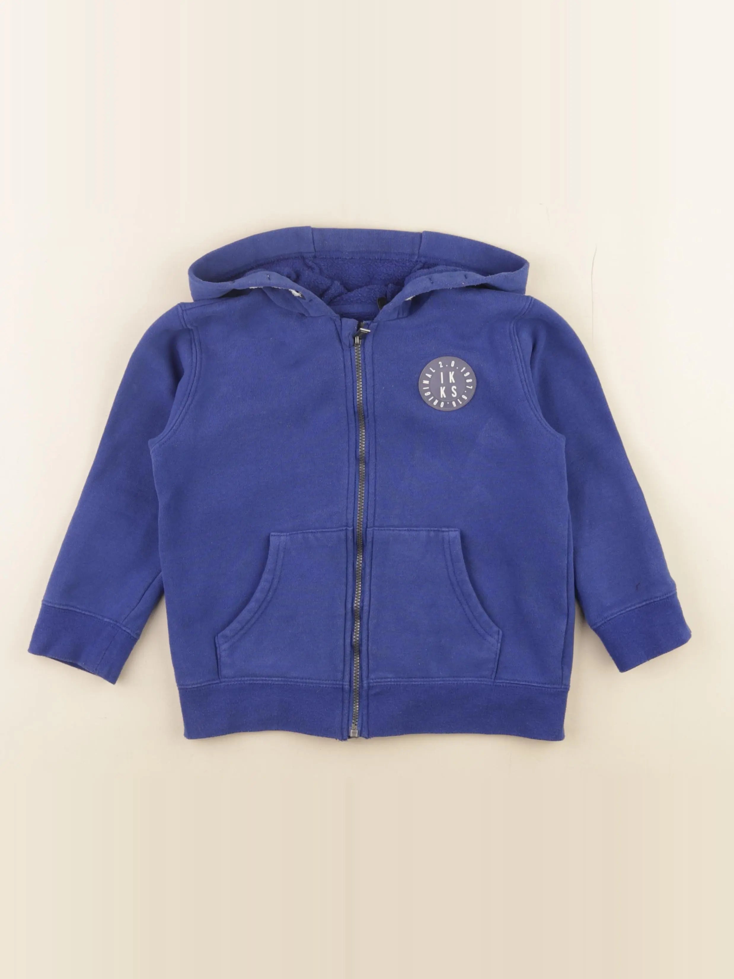 IKKS - sweat bleu - 4 ans