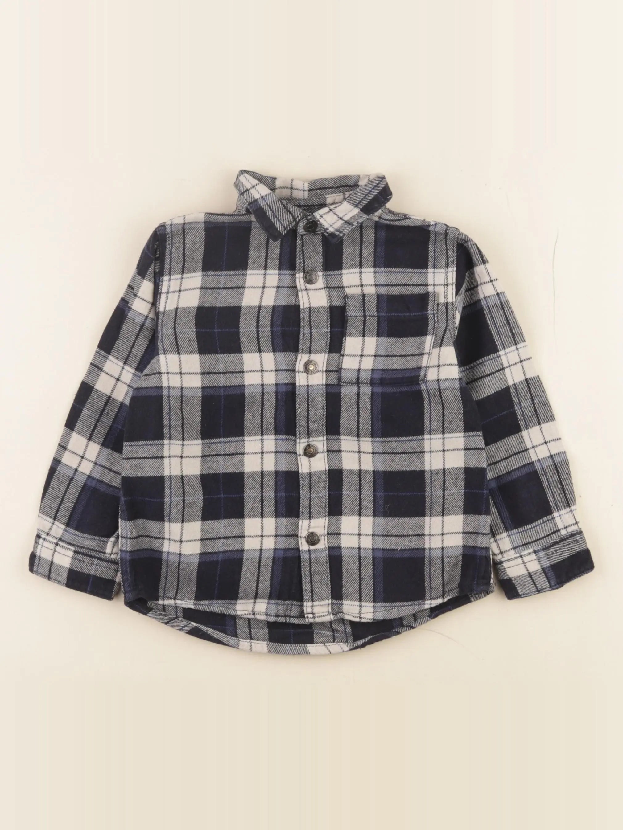 Vertbaudet - chemise bleu - 3 ans