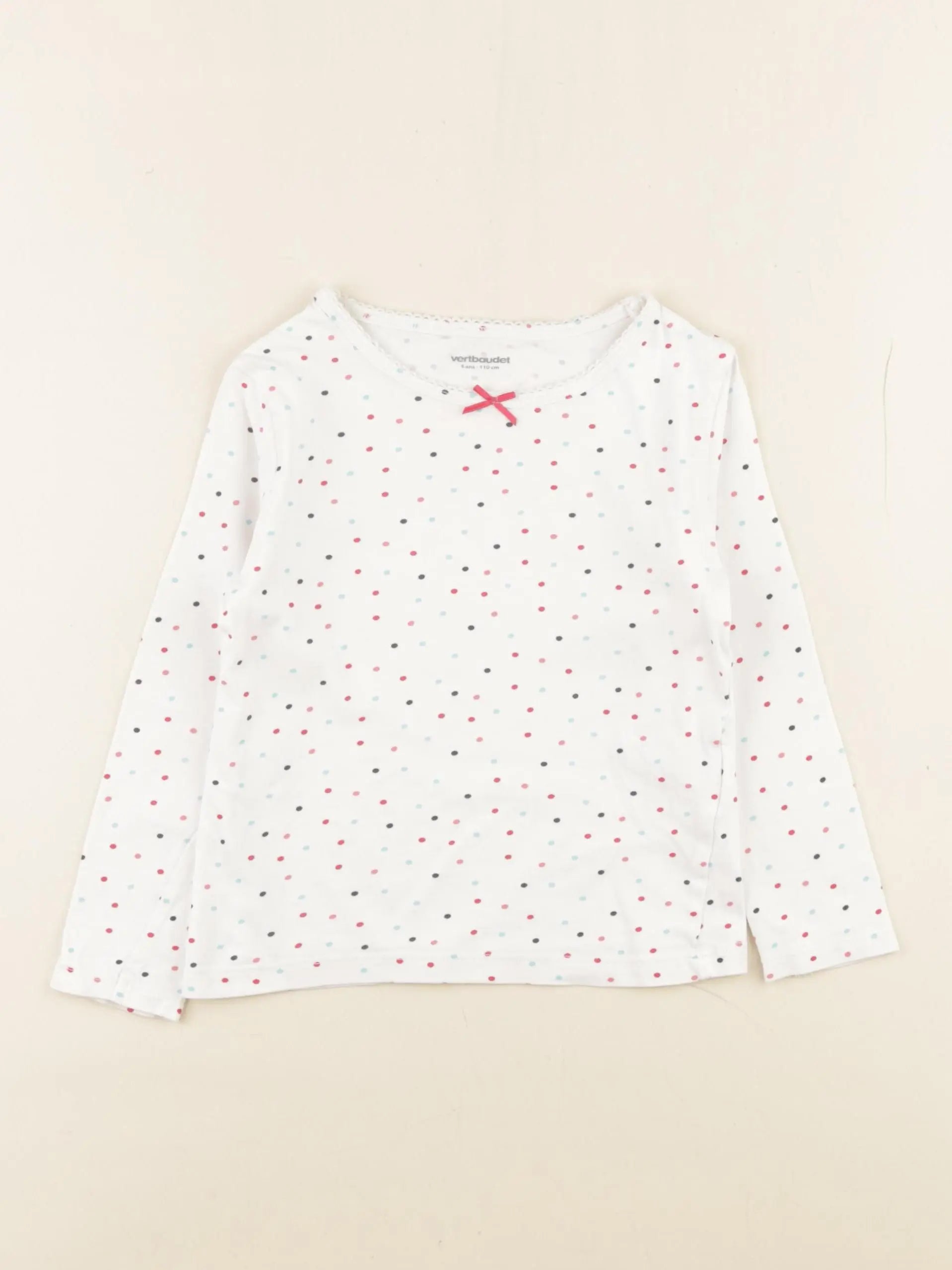 Vertbaudet - maillot de corps blanc - 5 ans