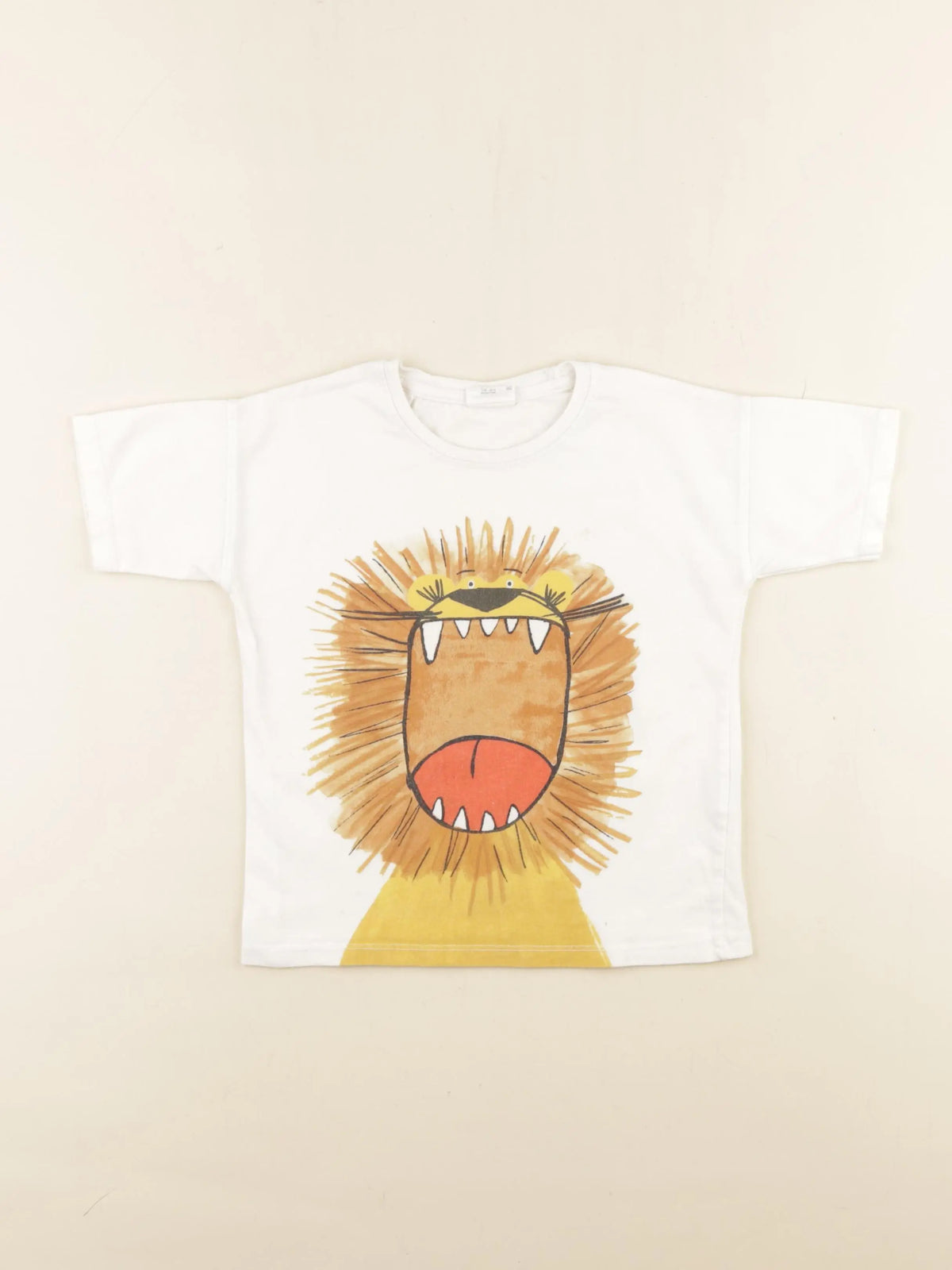 Zara - tee-shirt beige - 18/24 mois