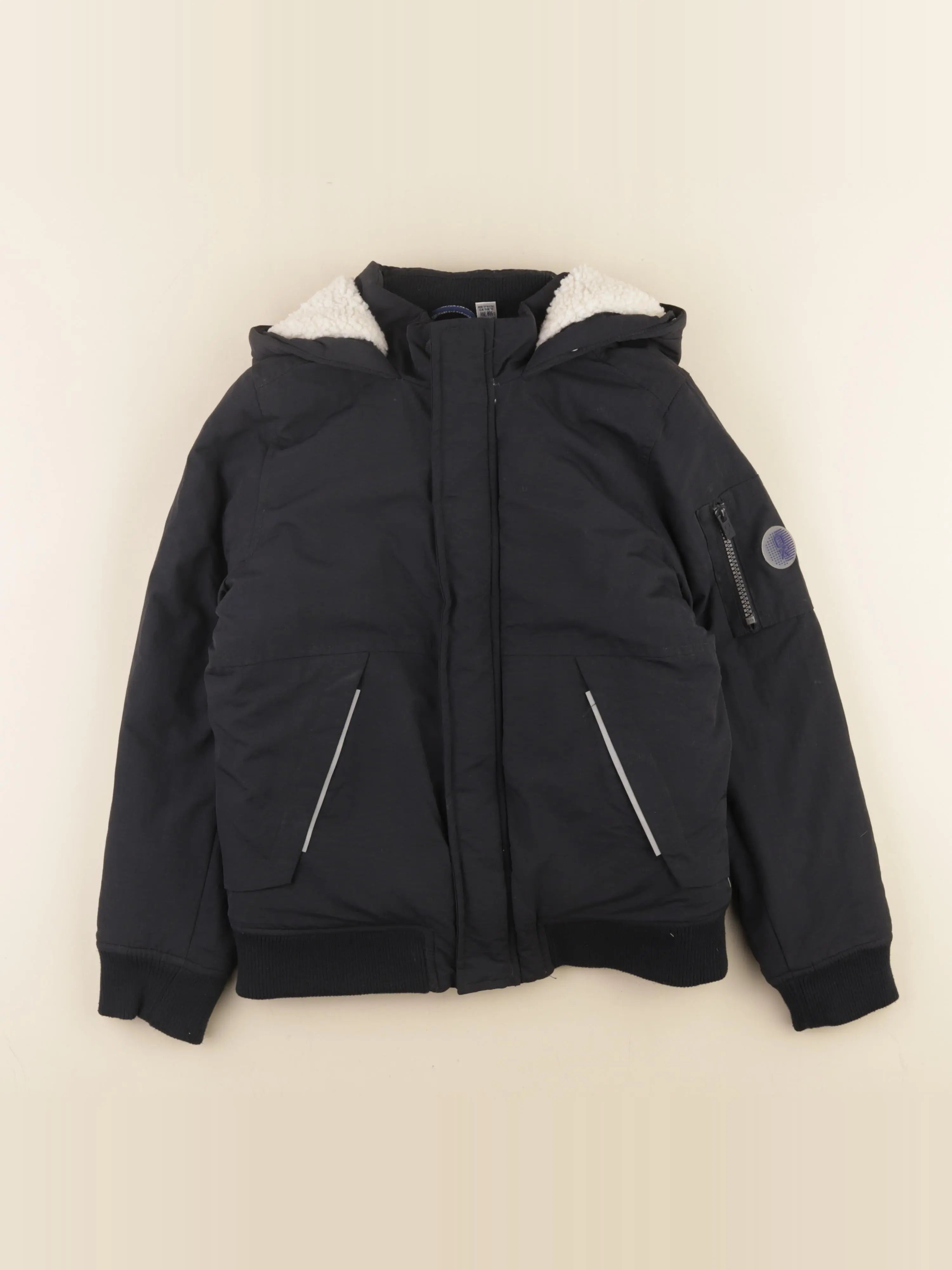 Okaidi - parka noir - 10 ans