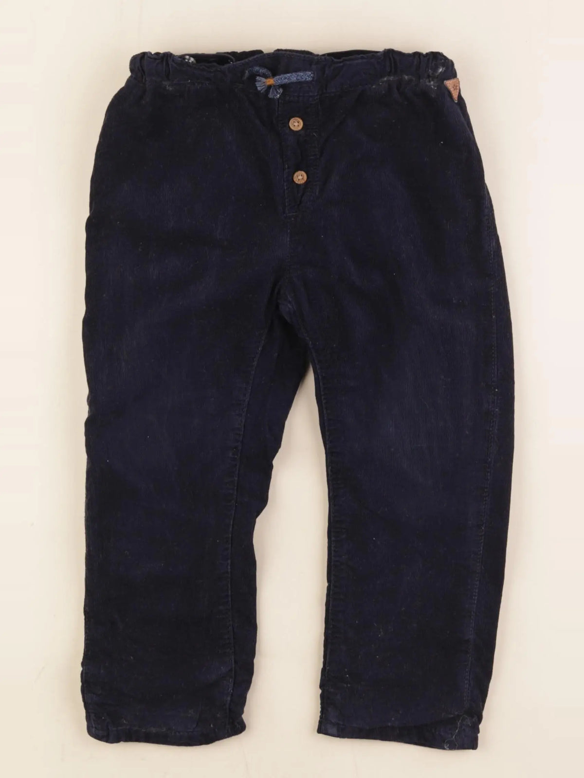 H&M - pantalon bleu - 2/3 ans