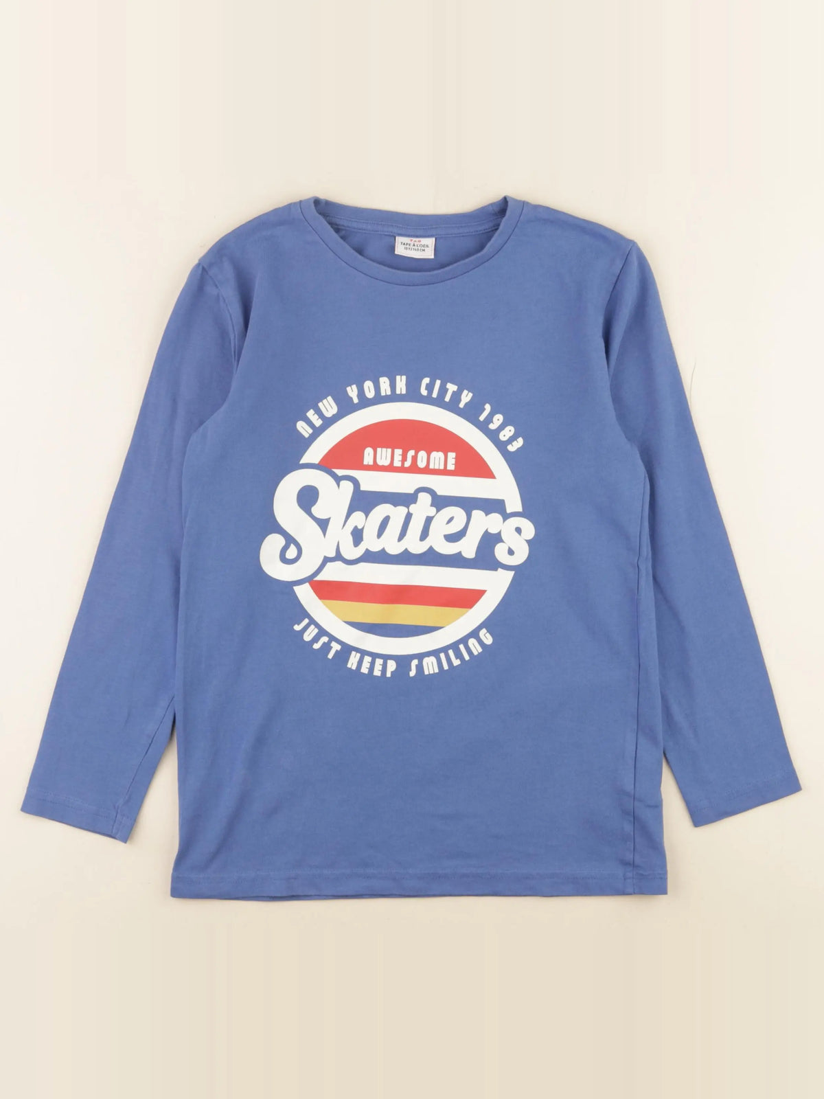 Tape à l'oeil - tee-shirt bleu - 10 ans