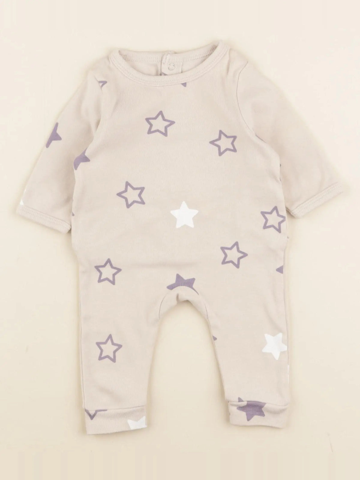 Vertbaudet - pyjama coton multicolore - 1 mois