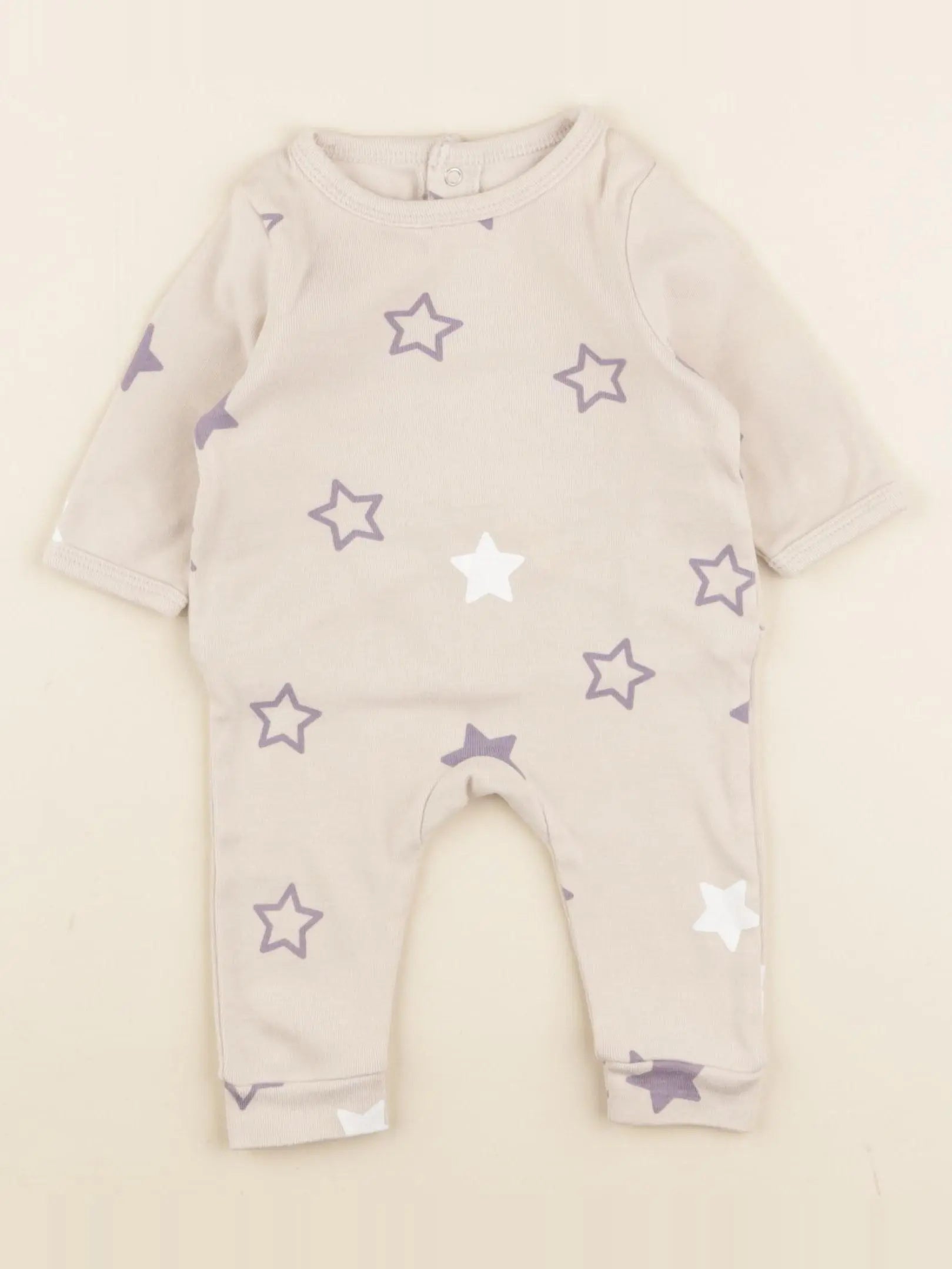 Vertbaudet - pyjama coton multicolore - 1 mois