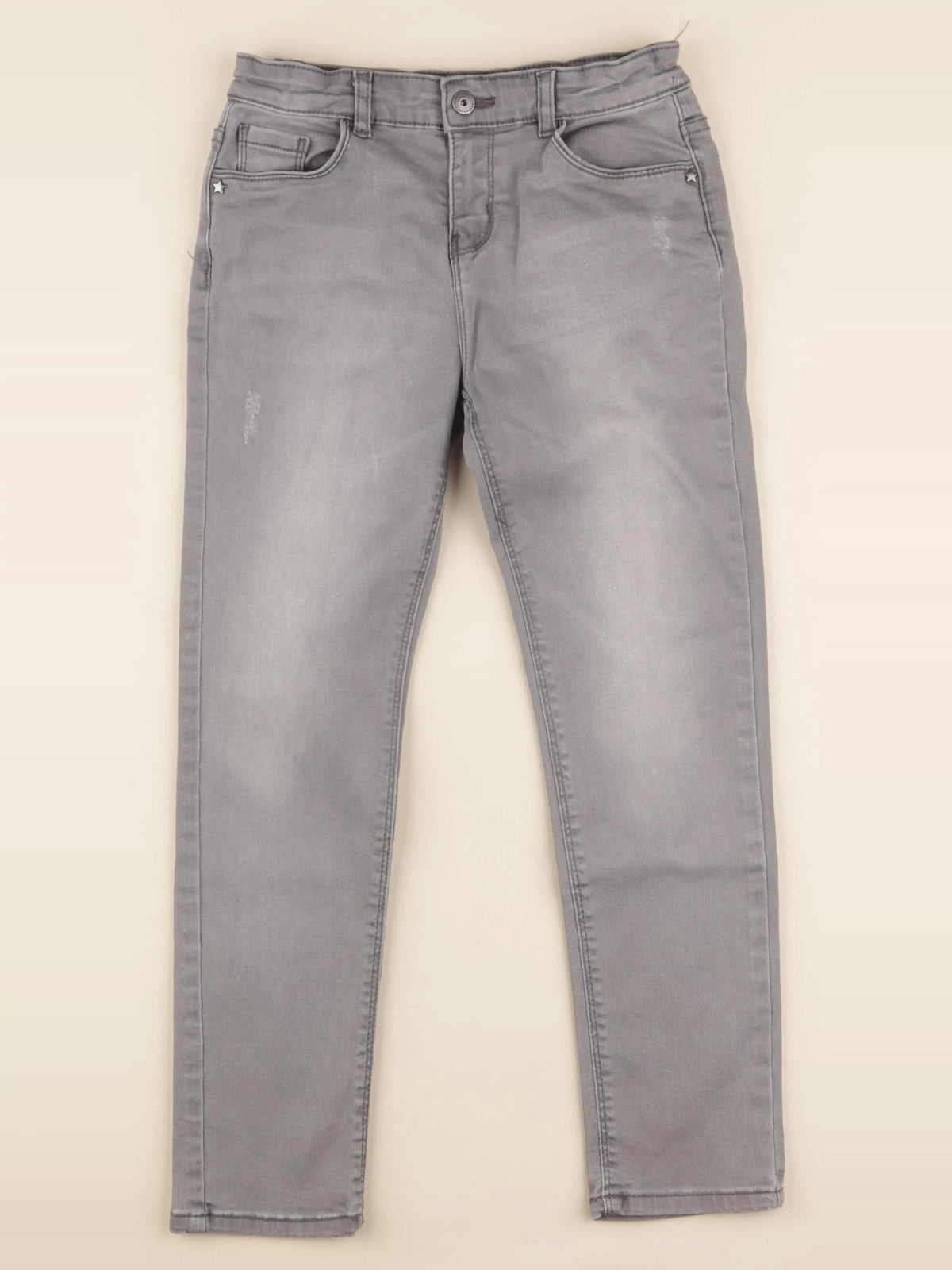 Vertbaudet - jean gris - 9 ans