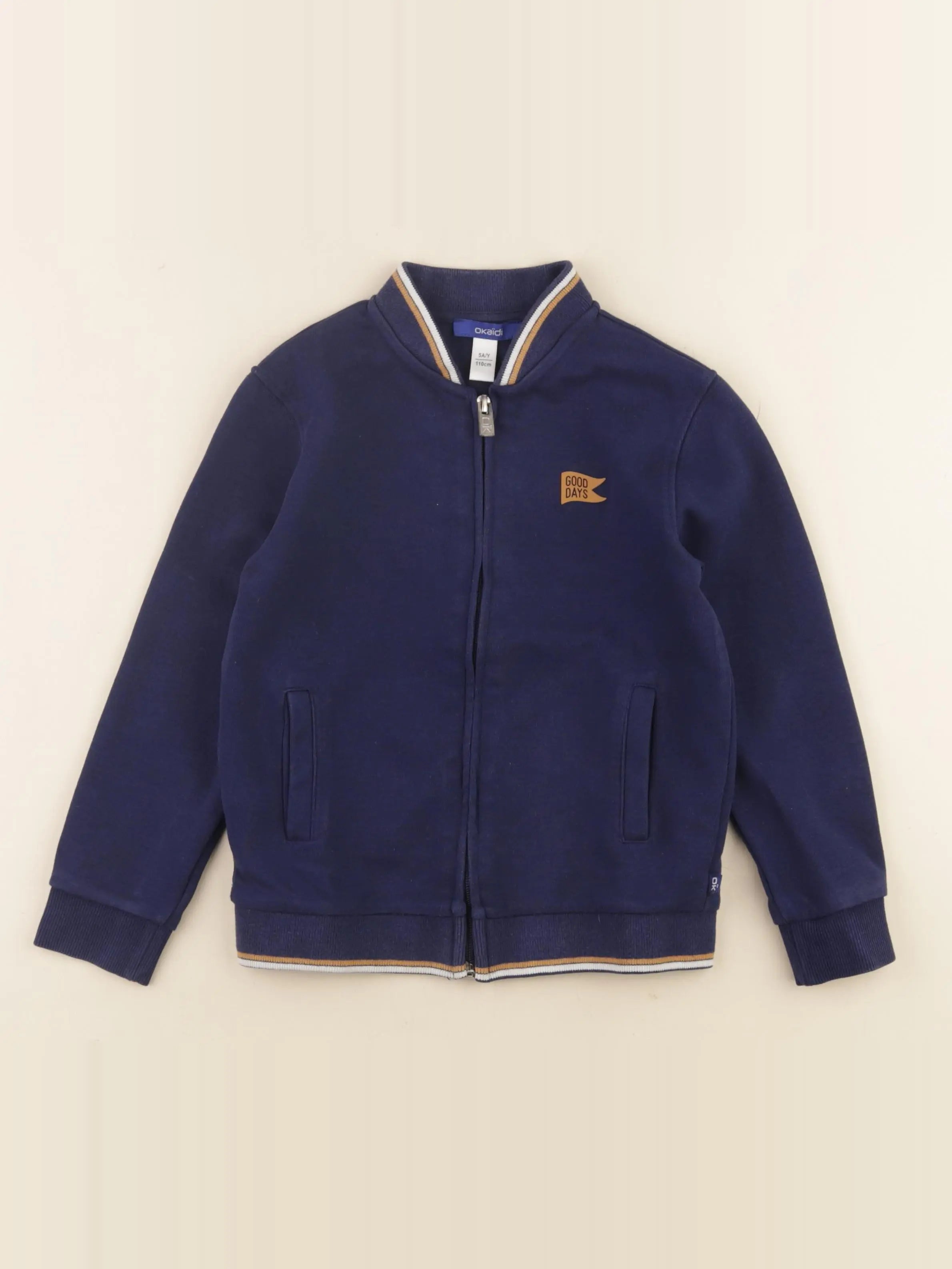 Okaidi - gilet bleu - 5 ans