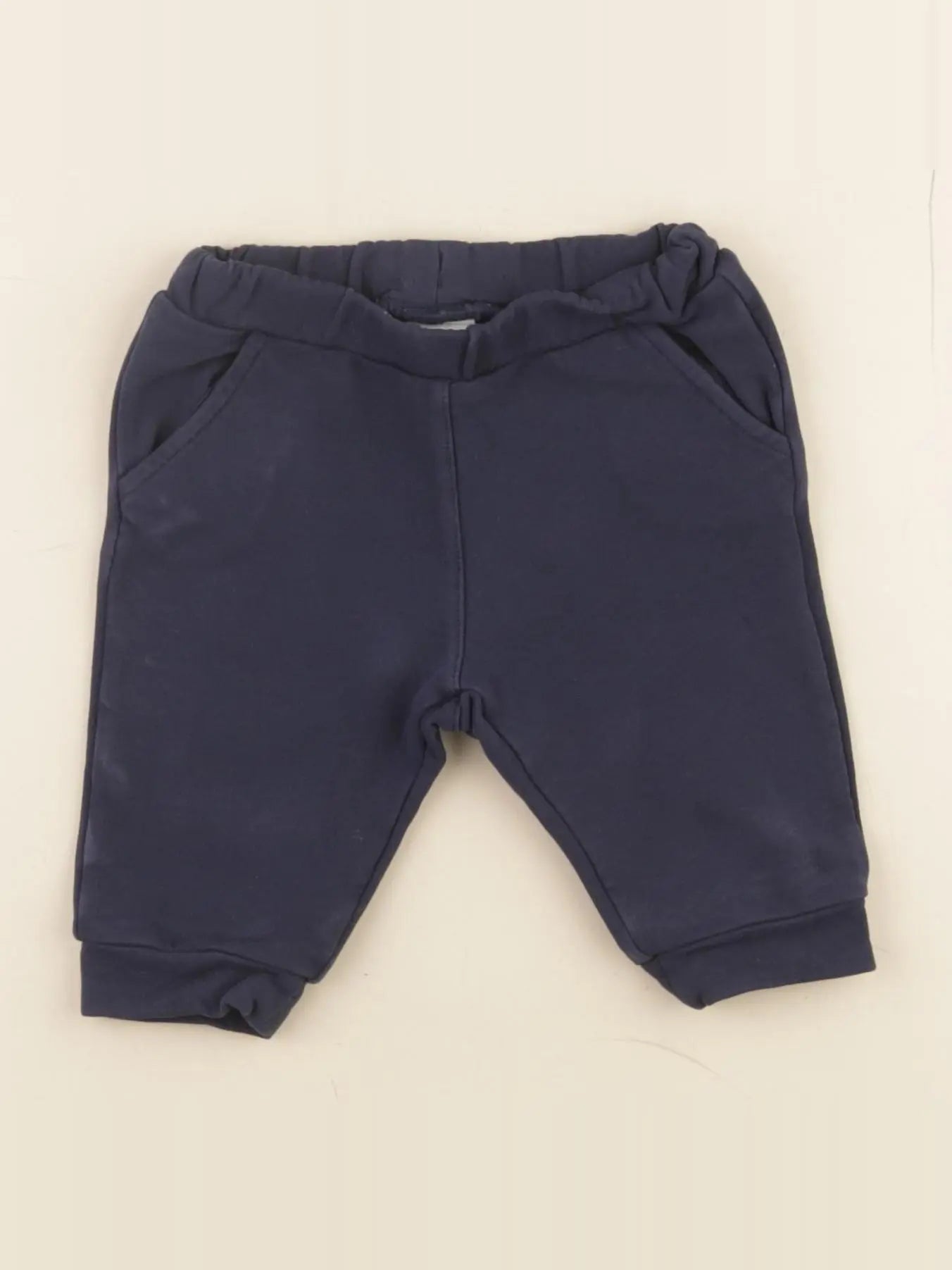 Natalys - pantalon bleu - 3 mois