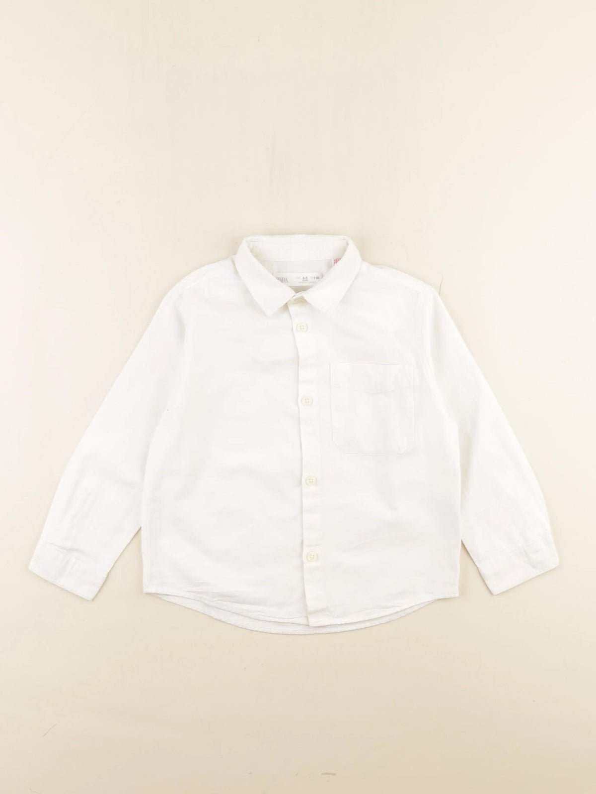 Zara - chemise blanc - 4/5 ans