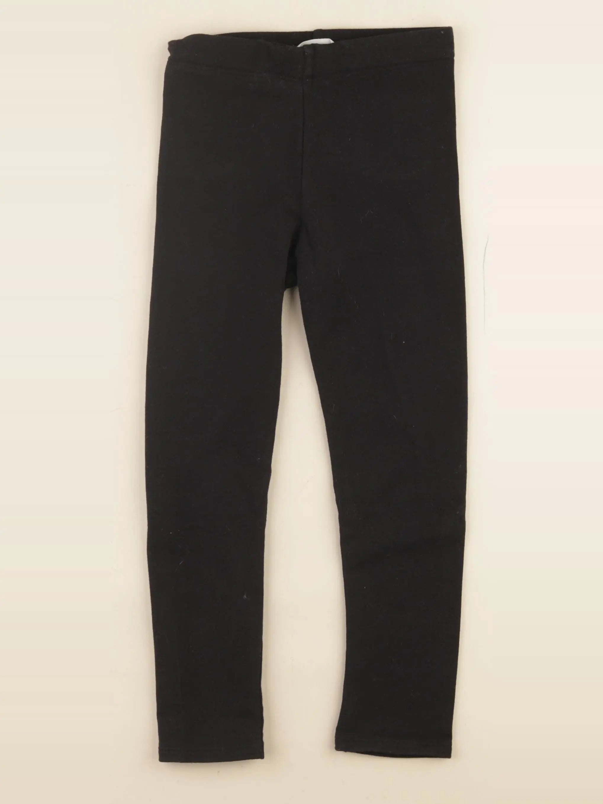 H&M - legging doublé noir - 5/6 ans