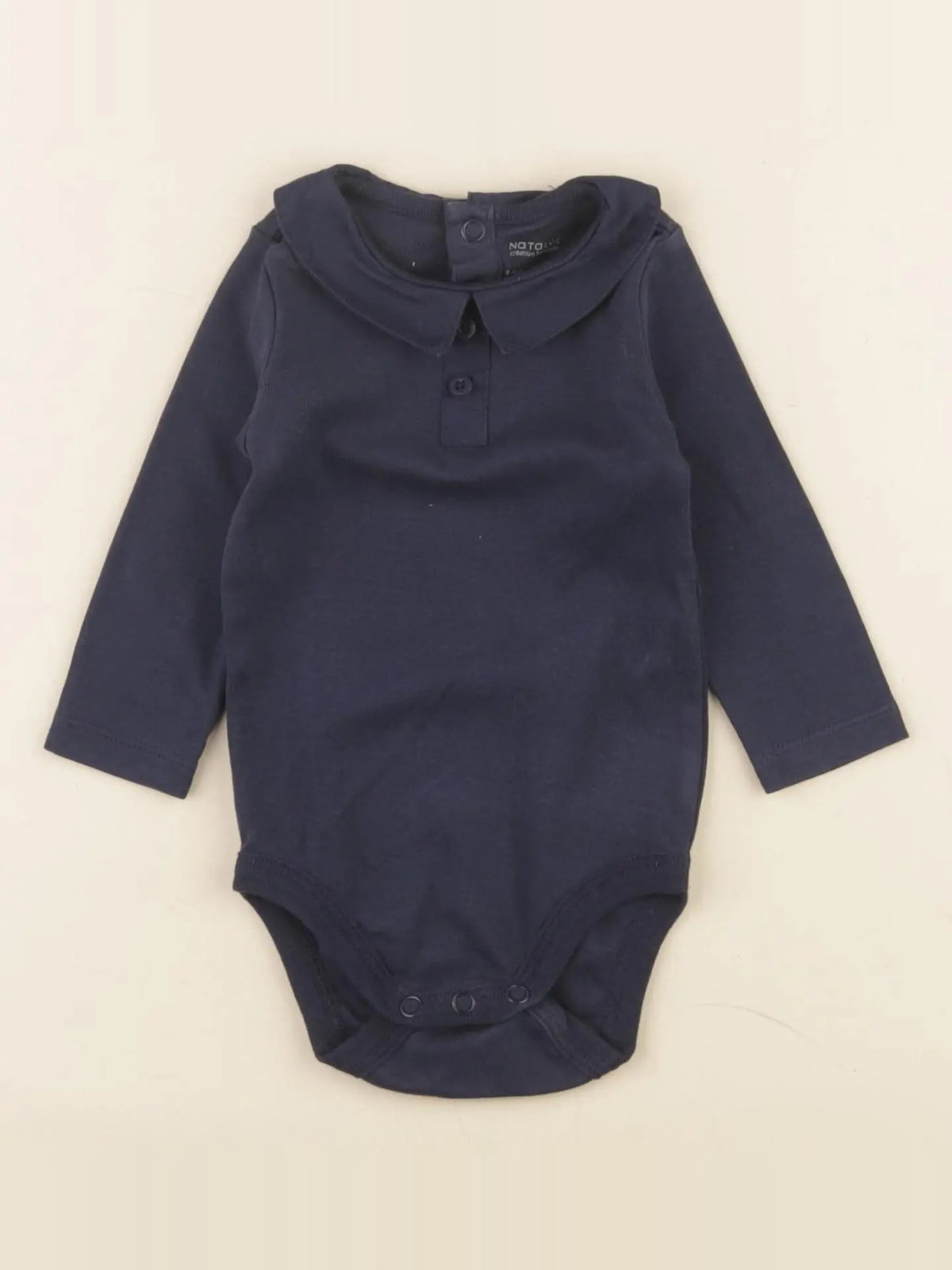 Natalys - body à col bleu - 3 mois