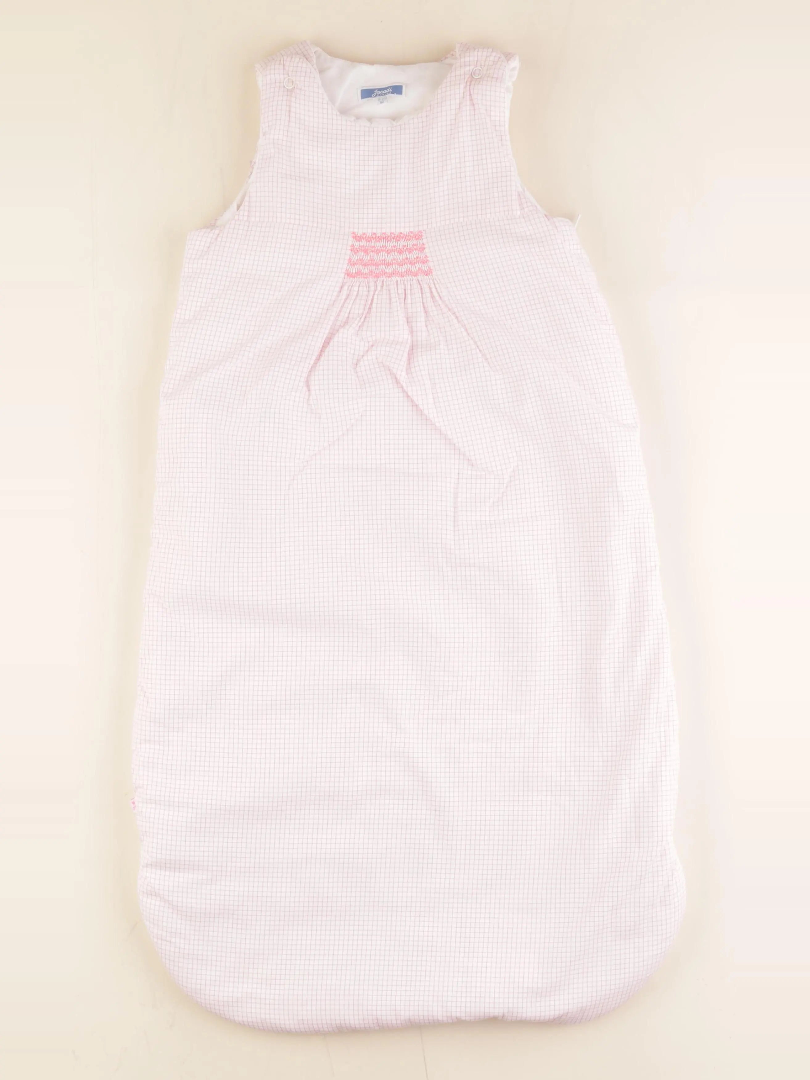 Jacadi - gigoteuse TOG 2 blanc, rose - 6/24 mois