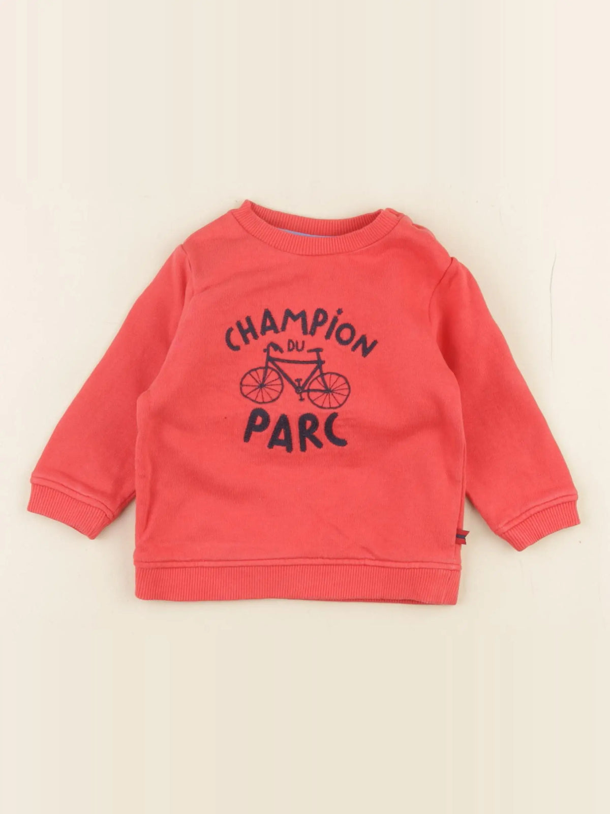 Cadet Rousselle - sweat rouge - 6 mois