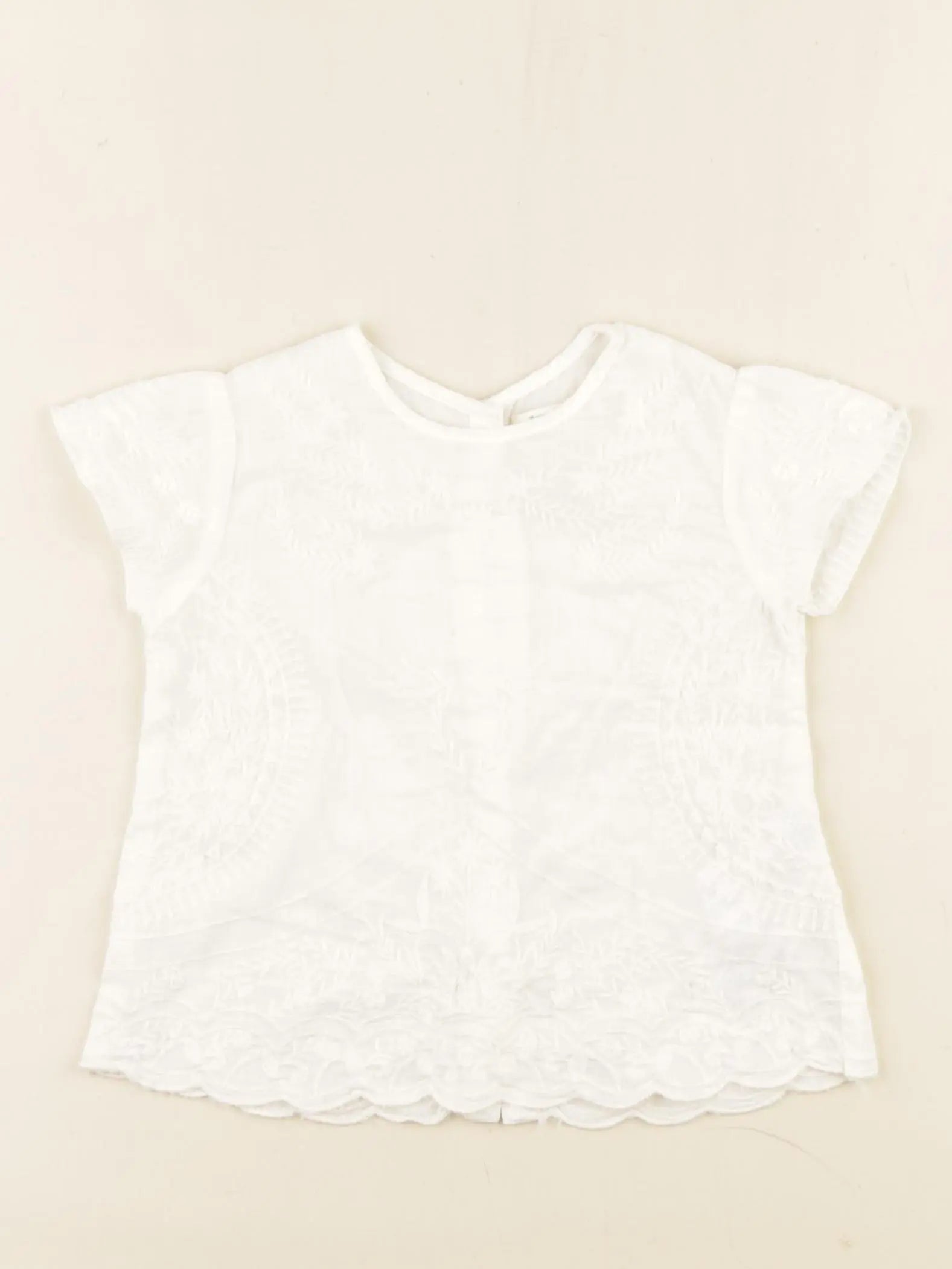 Zara - blouse beige - 12/18 mois