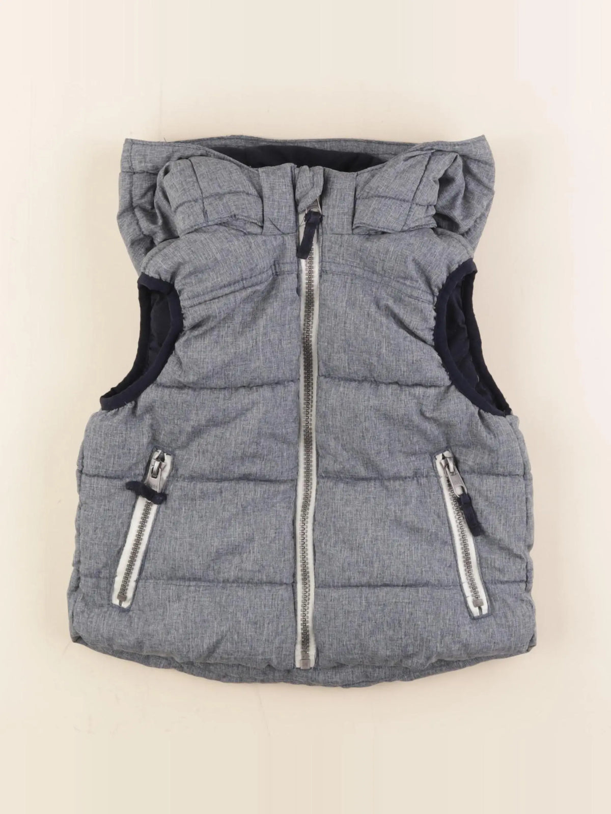 H&M - doudoune bleu - 3/4 ans