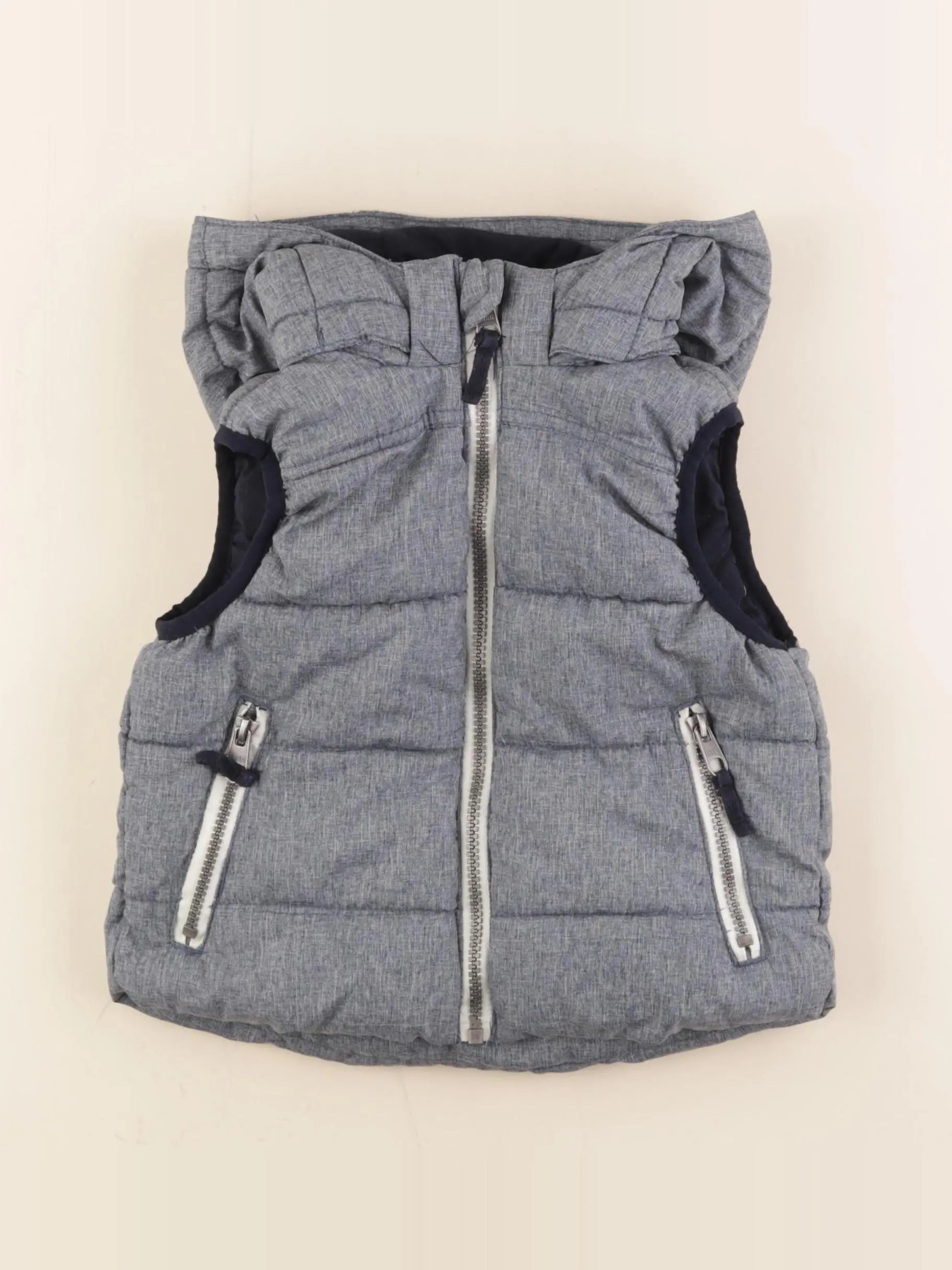 H&M - doudoune bleu - 3/4 ans