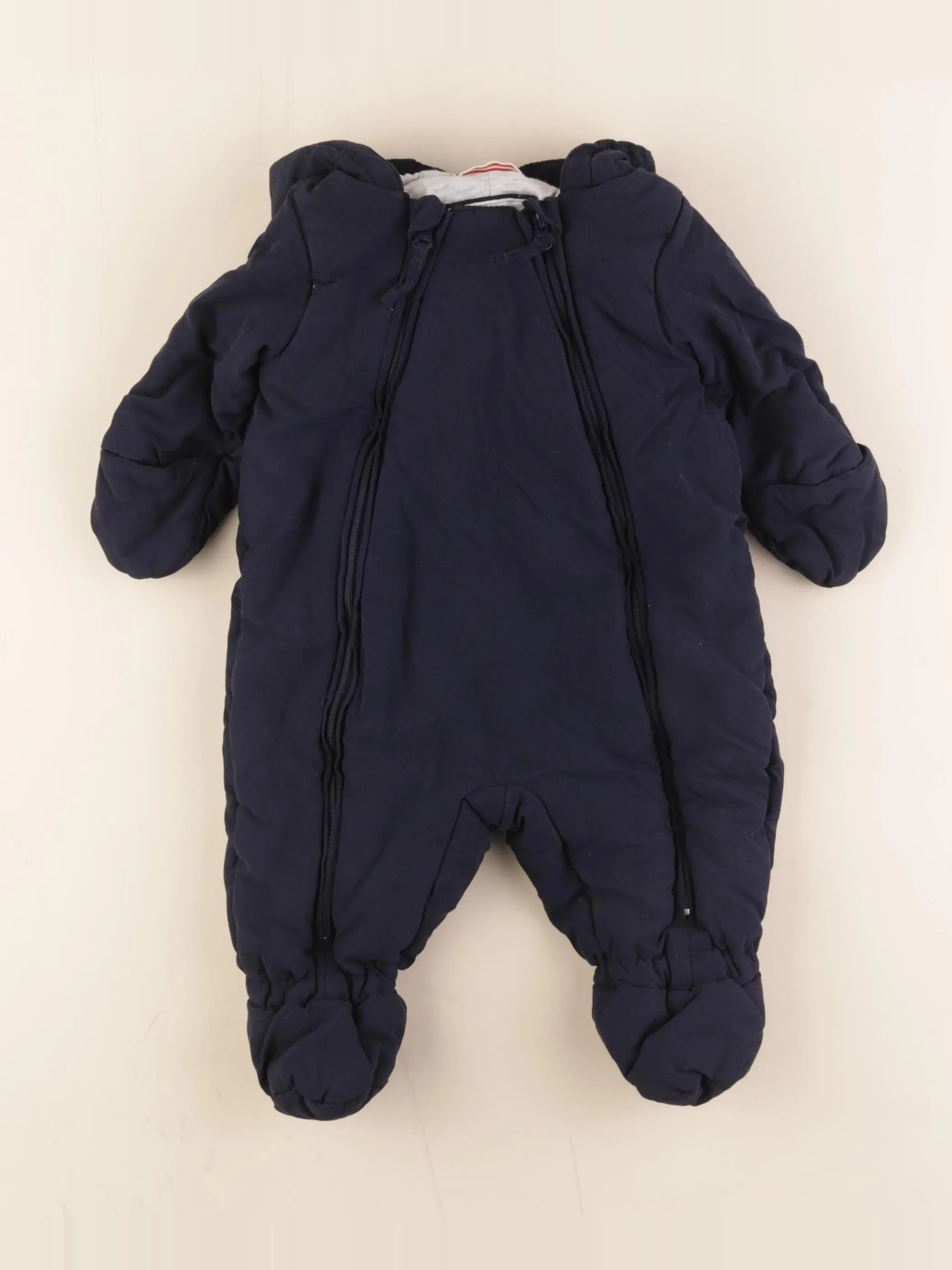 Petit Bateau - combi-pilote bleu - 6 mois
