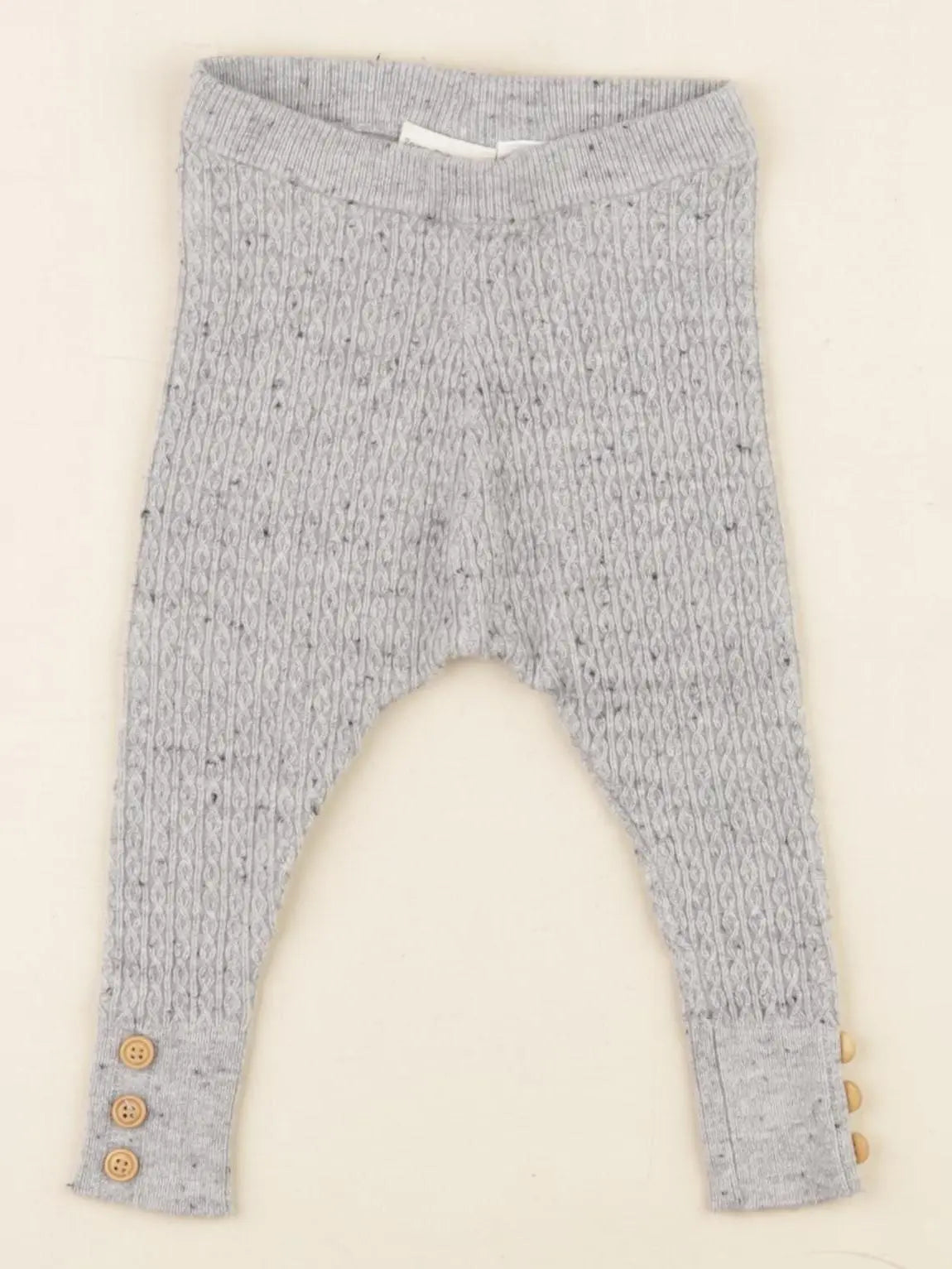 Zara - legging gris - 6/9 mois