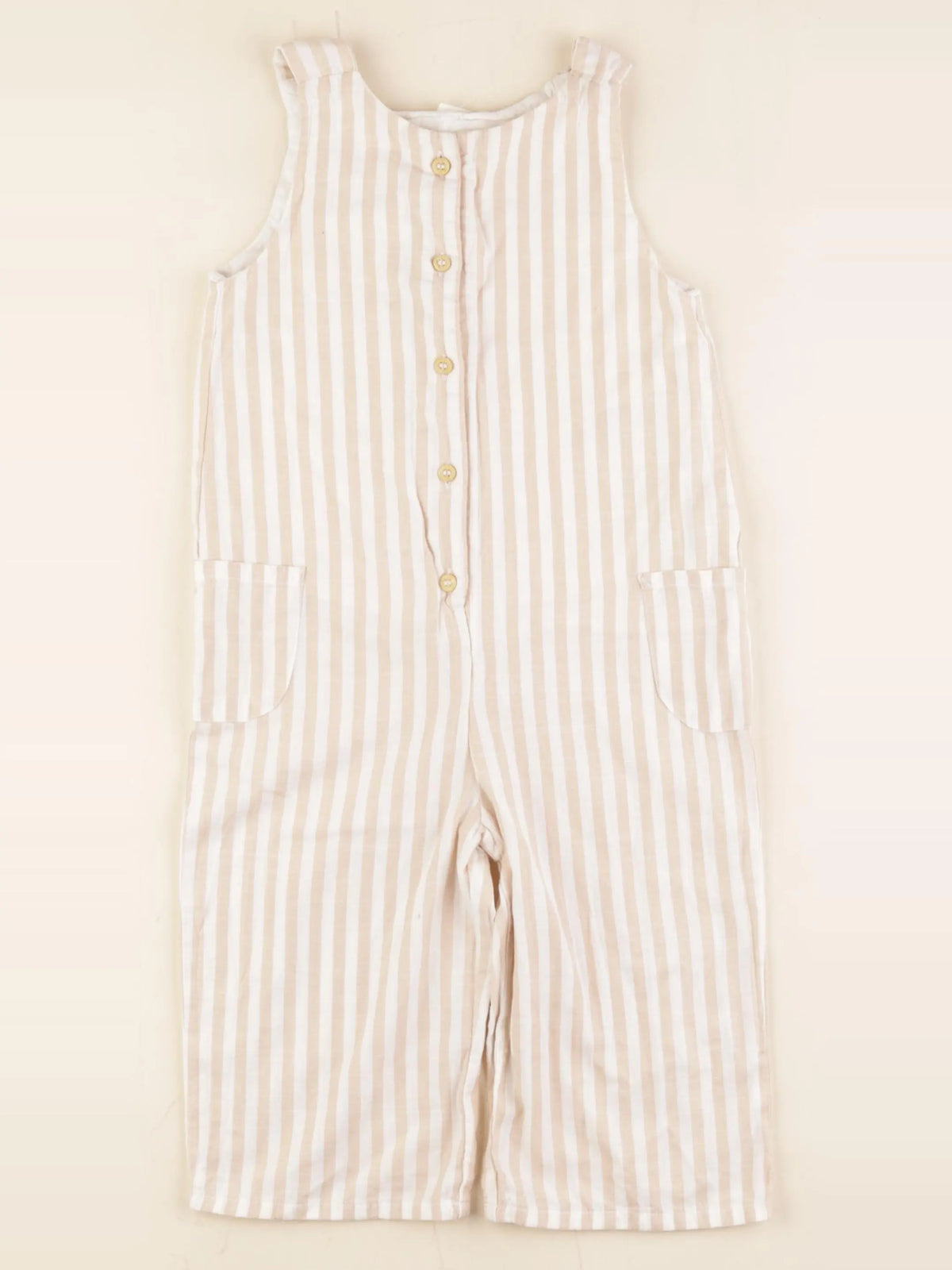 H&M - combinaison beige - 1 an à 2 ans