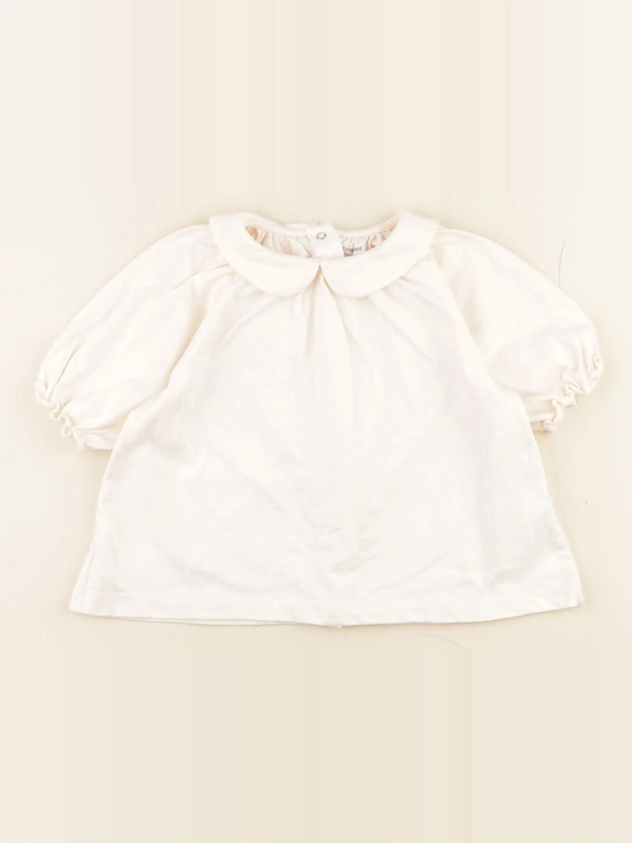 Vertbaudet - tee-shirt beige - 36 mois