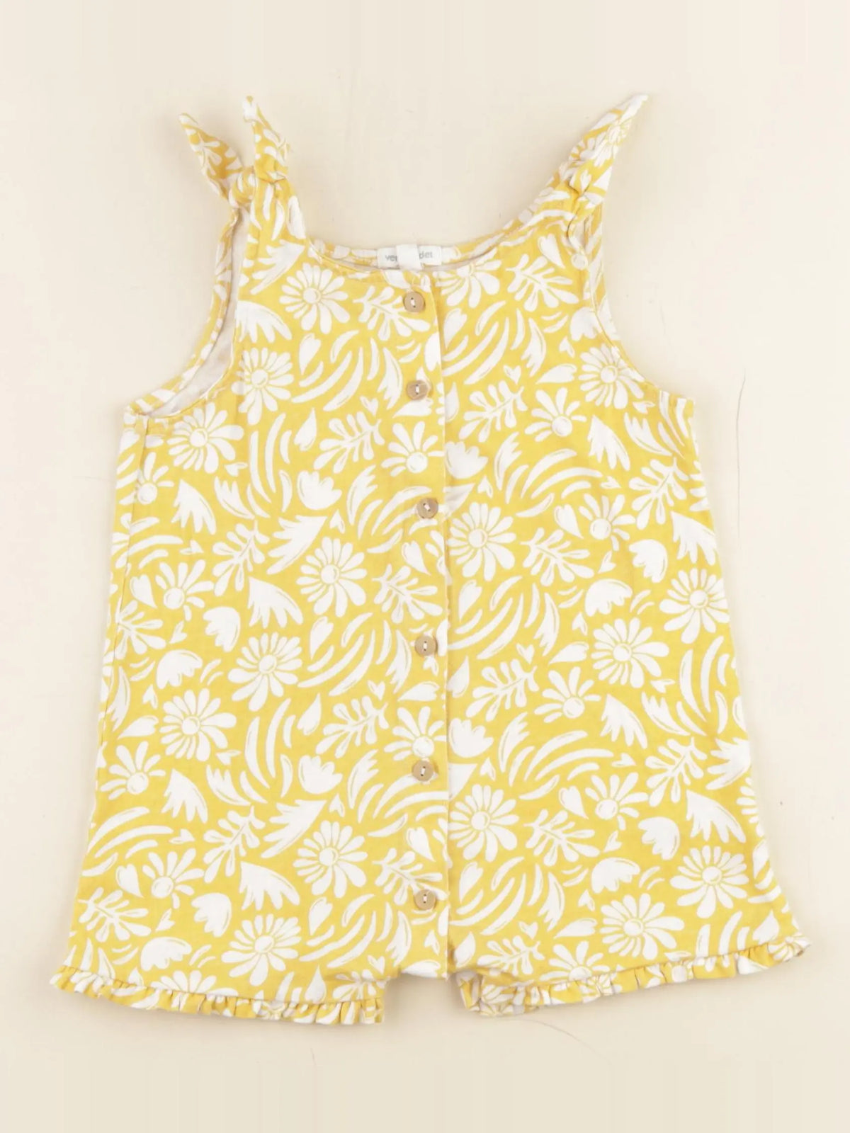 Vertbaudet - combinaison jaune - 3 ans