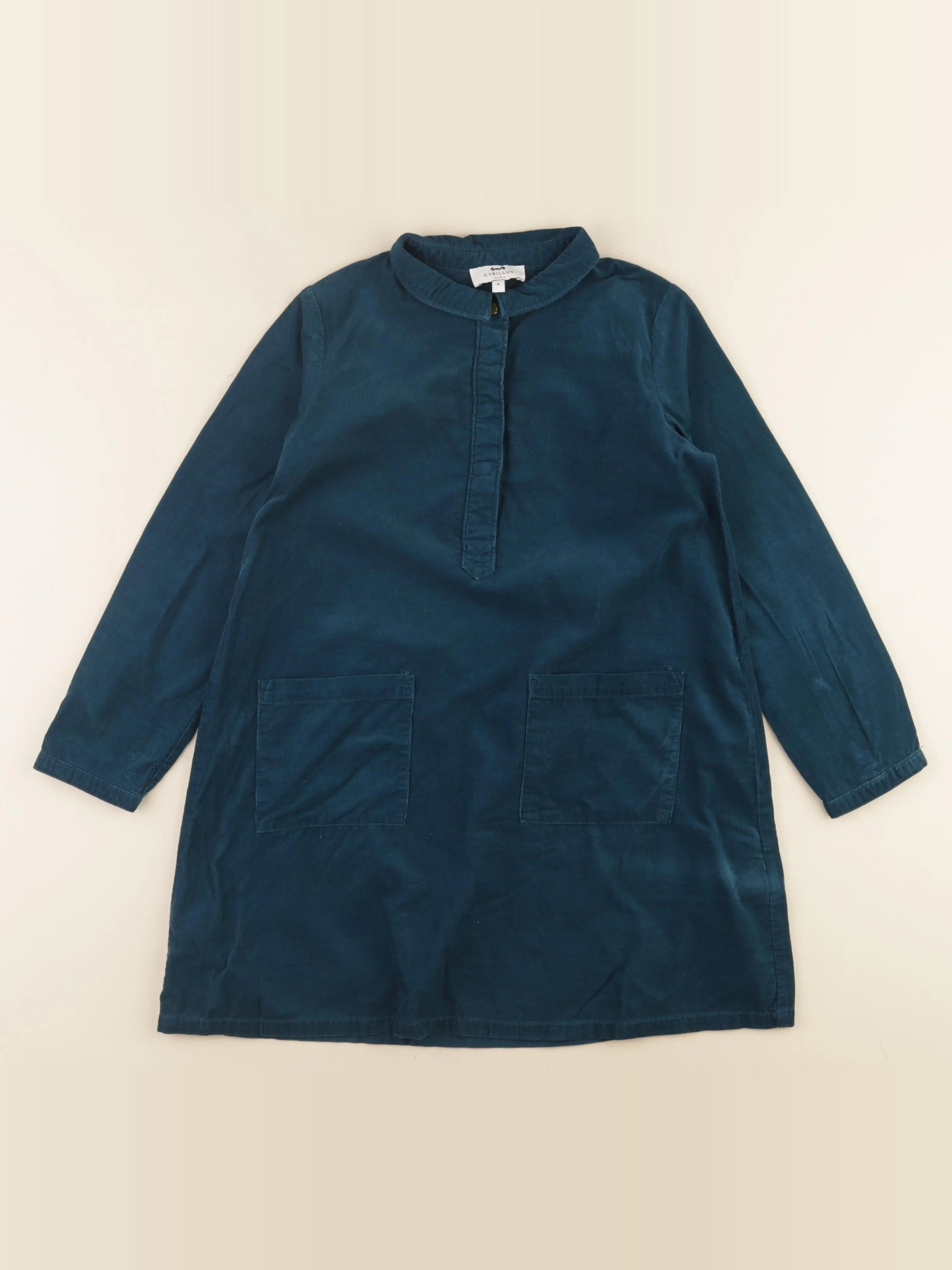 Cyrillus - robe bleu - 8 ans