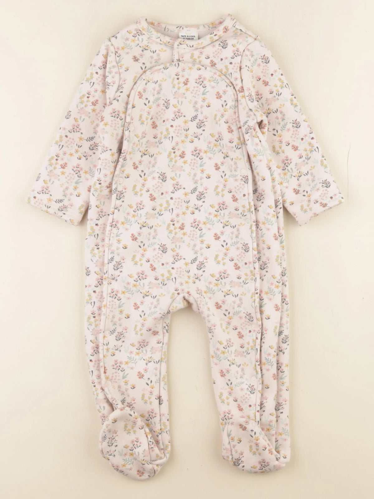 Tape à l'oeil - pyjama coton rose - 24 mois