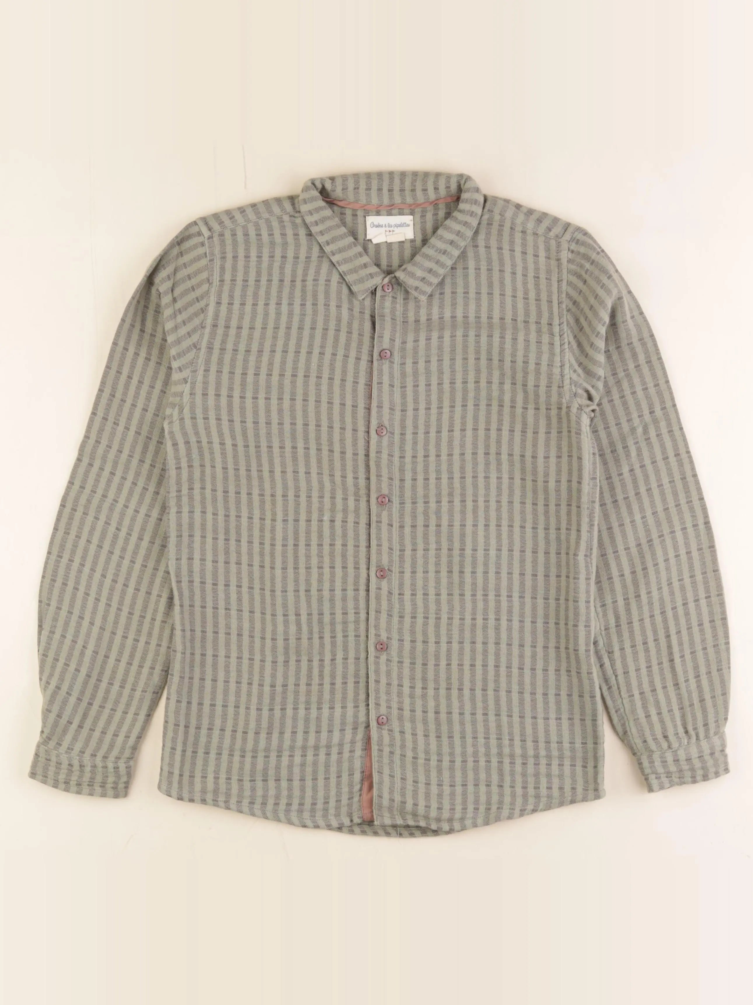 Arsène et les pipelettes - chemise vert - 10 ans