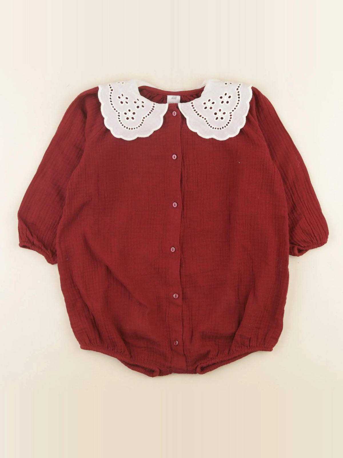 H&M - combinaison rouge - 18/24 mois