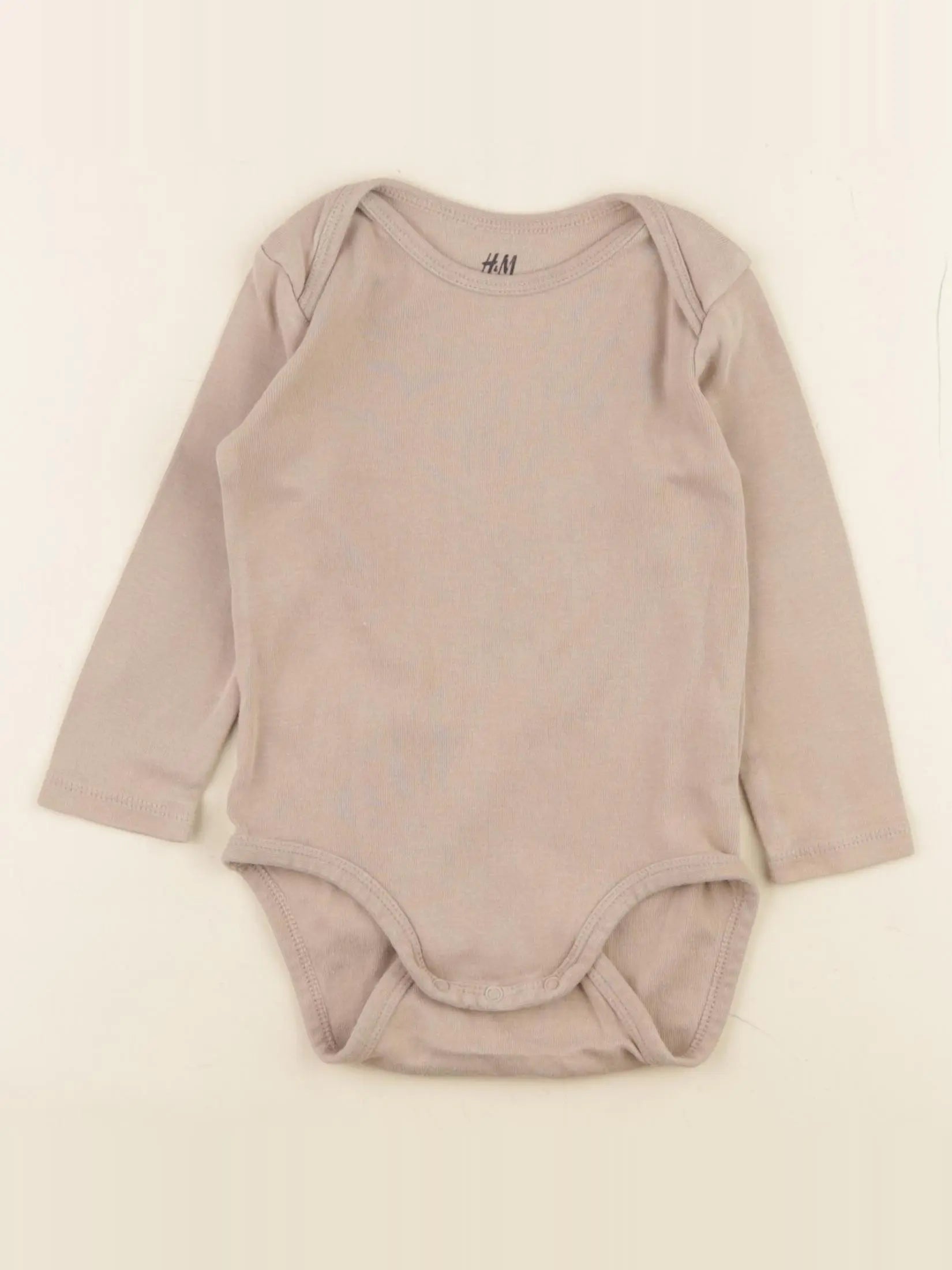 H&M - body marron - 9/12 mois