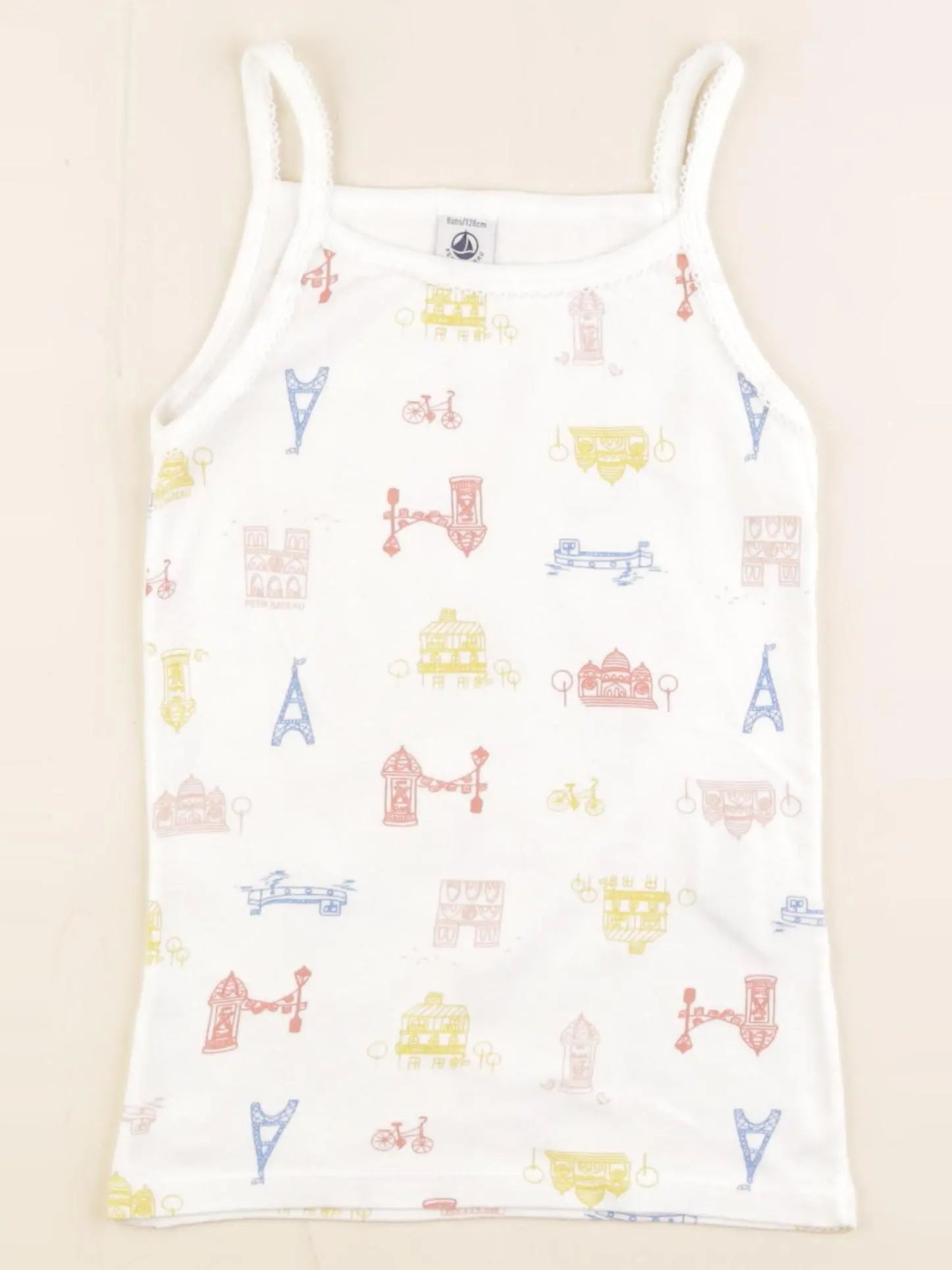 Petit Bateau - maillot de corps multicolore - 8 ans
