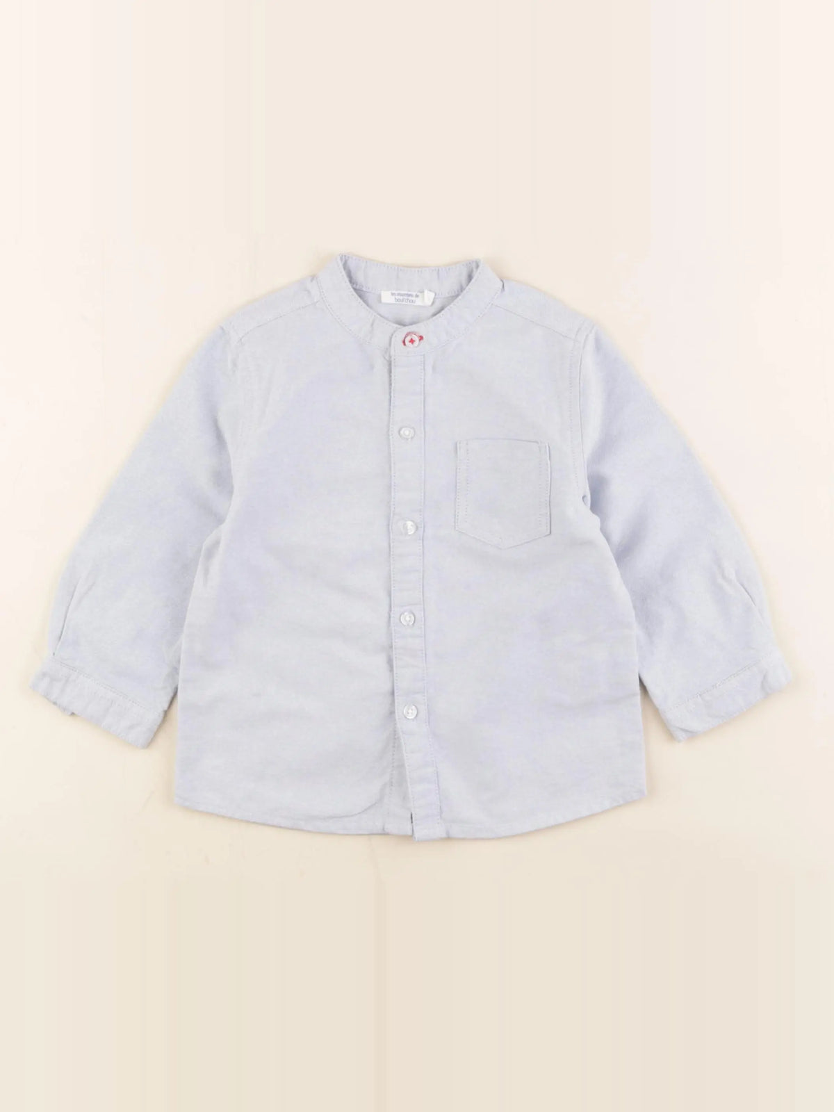 Boutchou - chemise bleu - 18 mois