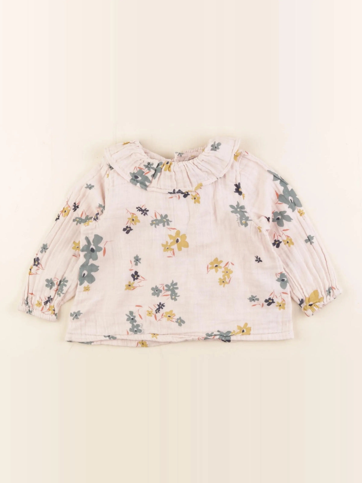 Petit Bateau - blouse rose - 24 mois