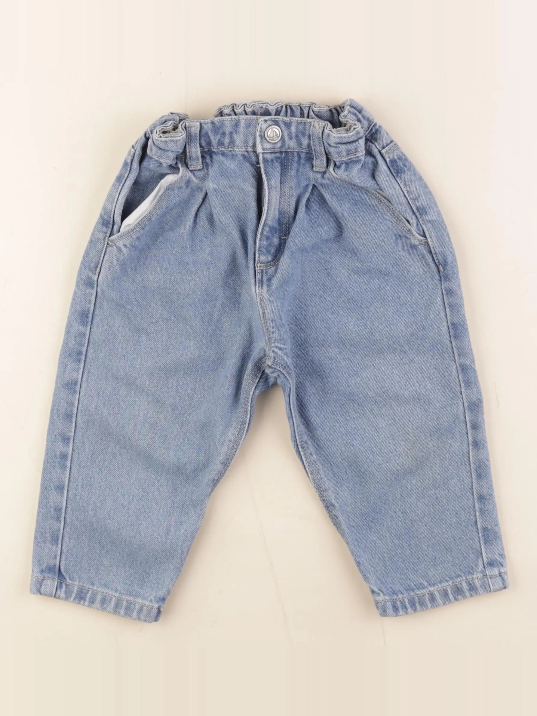 Petit Bateau - jean bleu - 24 mois