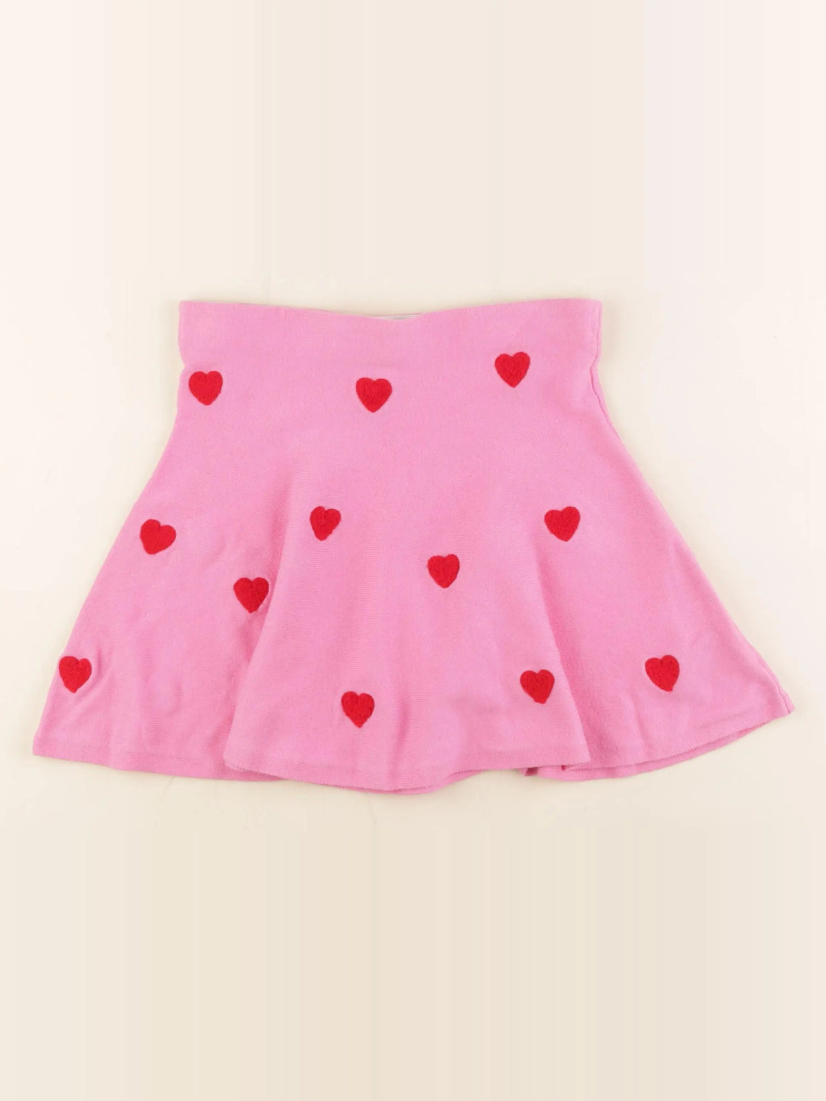 H&M - jupe rose, rouge - 8/10 ans