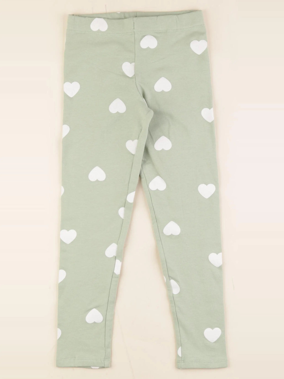 H&M - legging vert - 6/7 ans