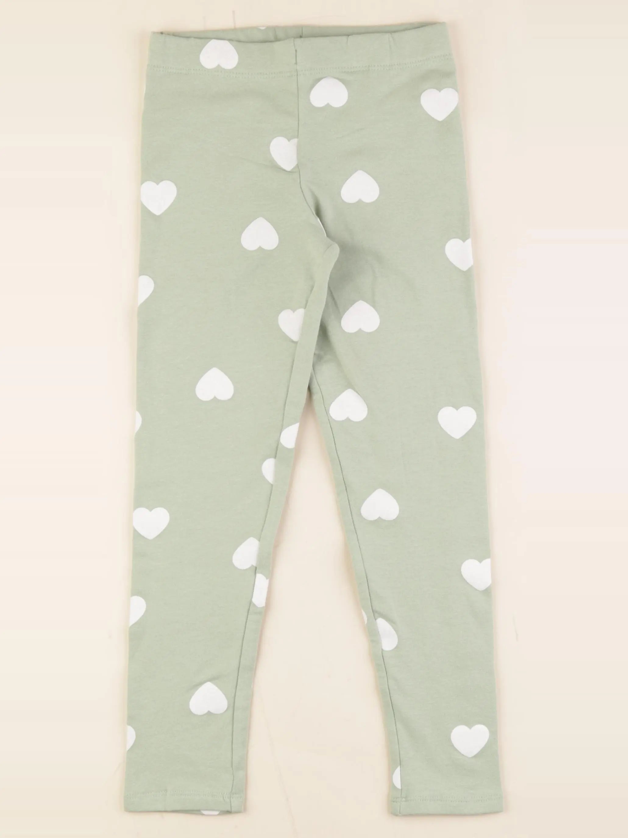 H&M - legging vert - 6/7 ans