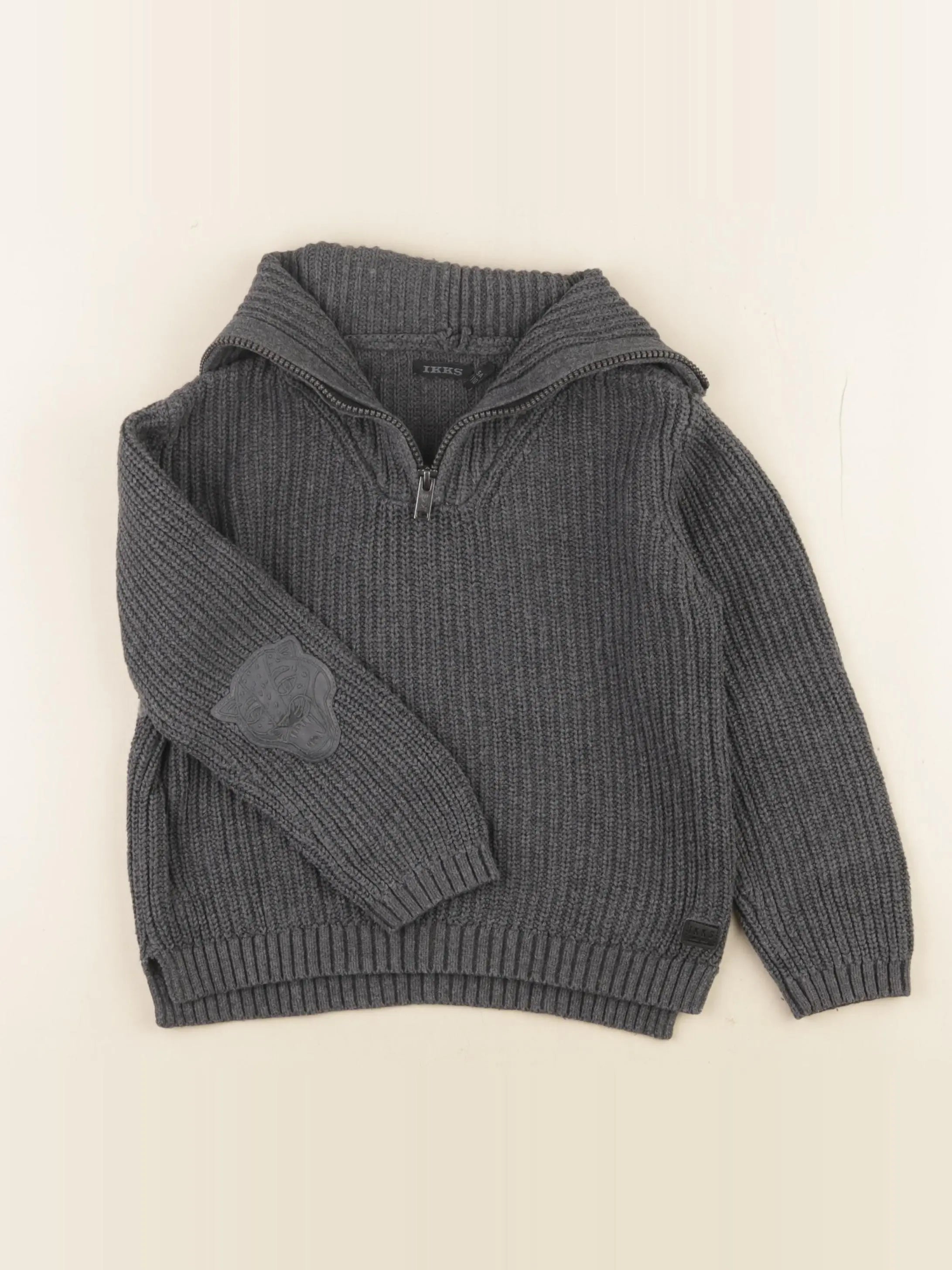 IKKS - pull gris - 5 ans