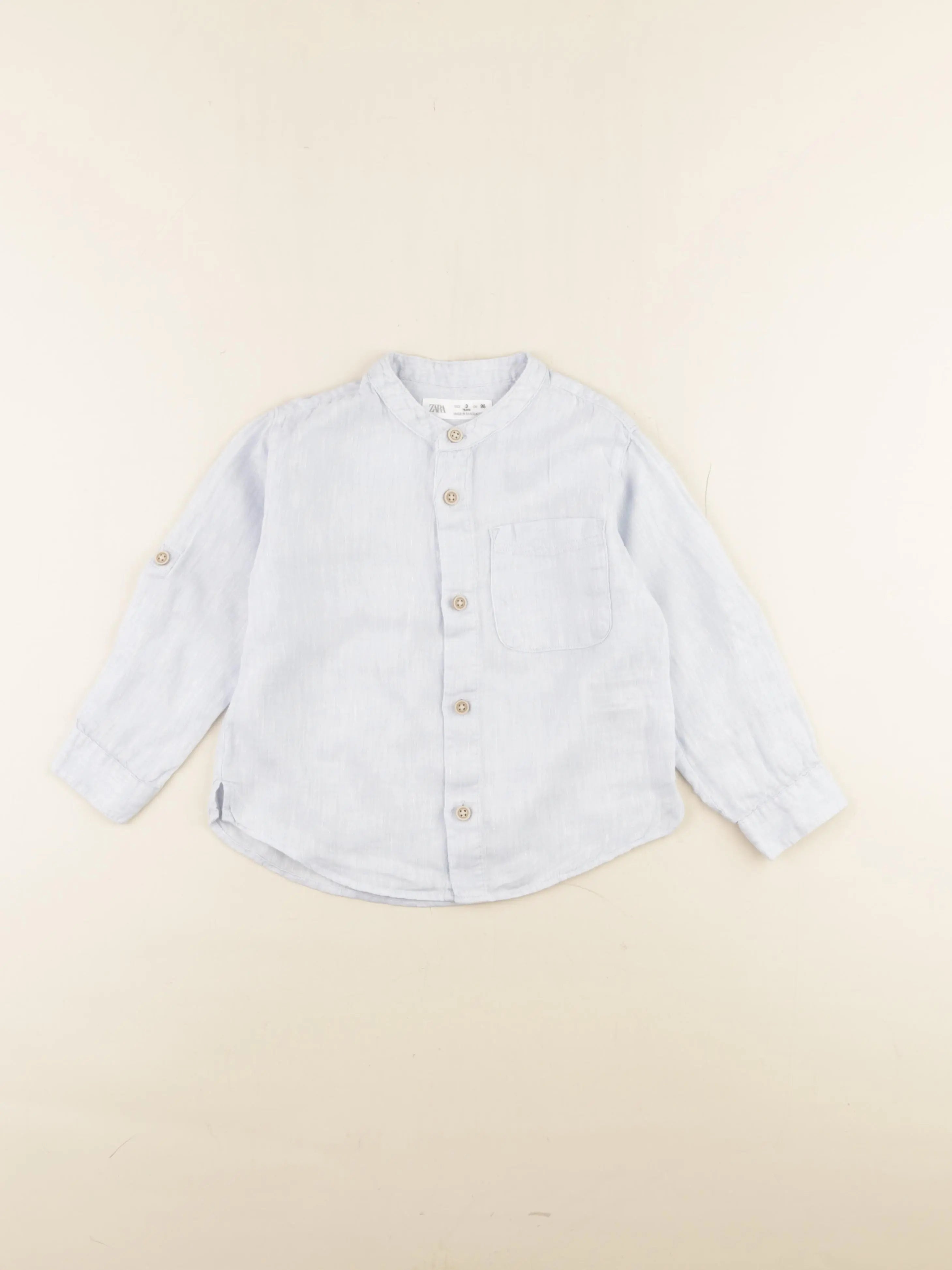 Zara - chemise bleu - 3 ans