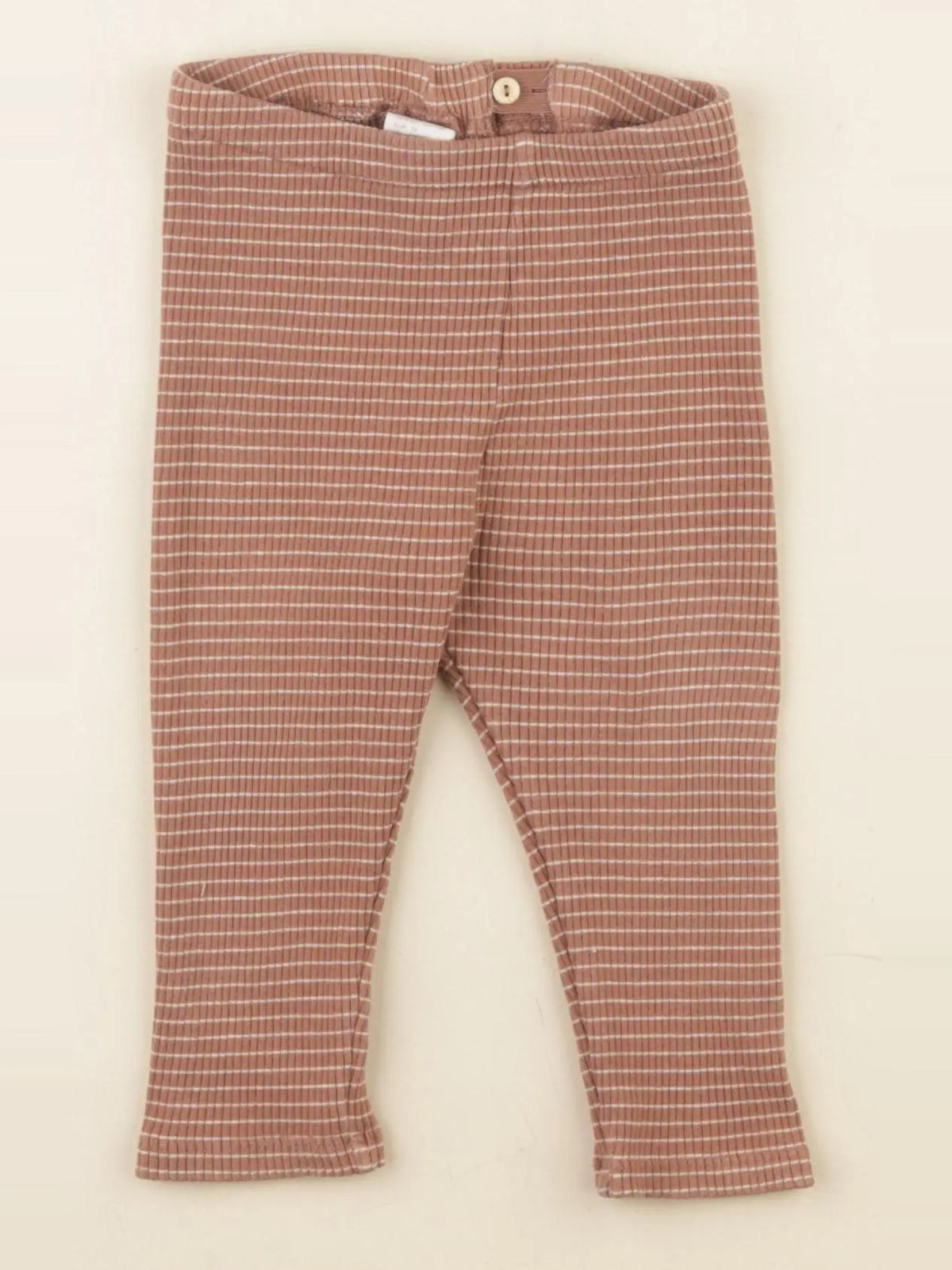 H&M - legging marron - 6/9 mois