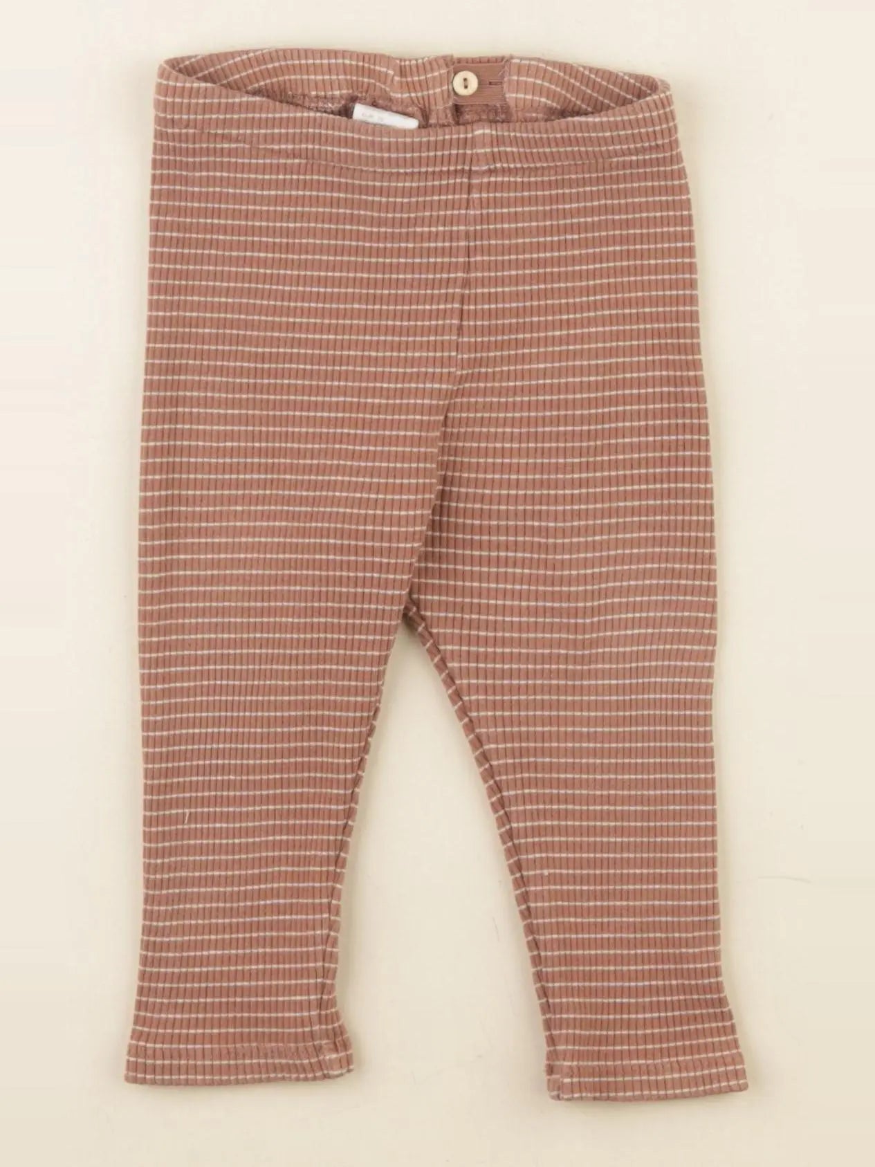 H&M - legging marron - 6/9 mois