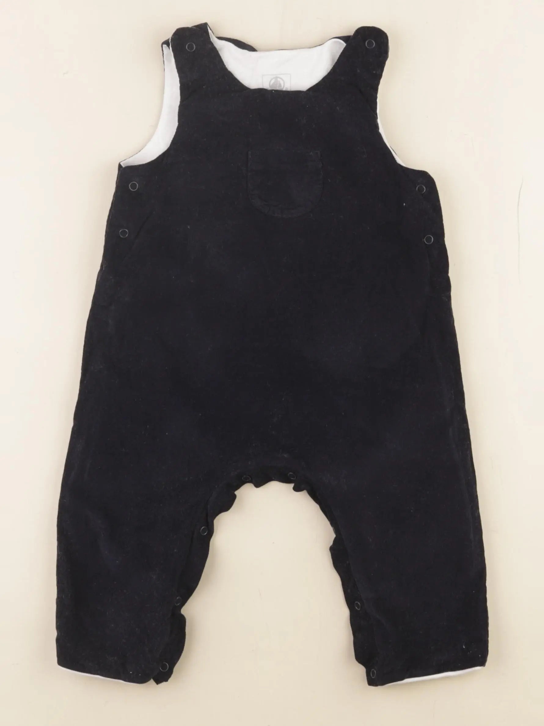 Petit Bateau - salopette bleu - 6 mois