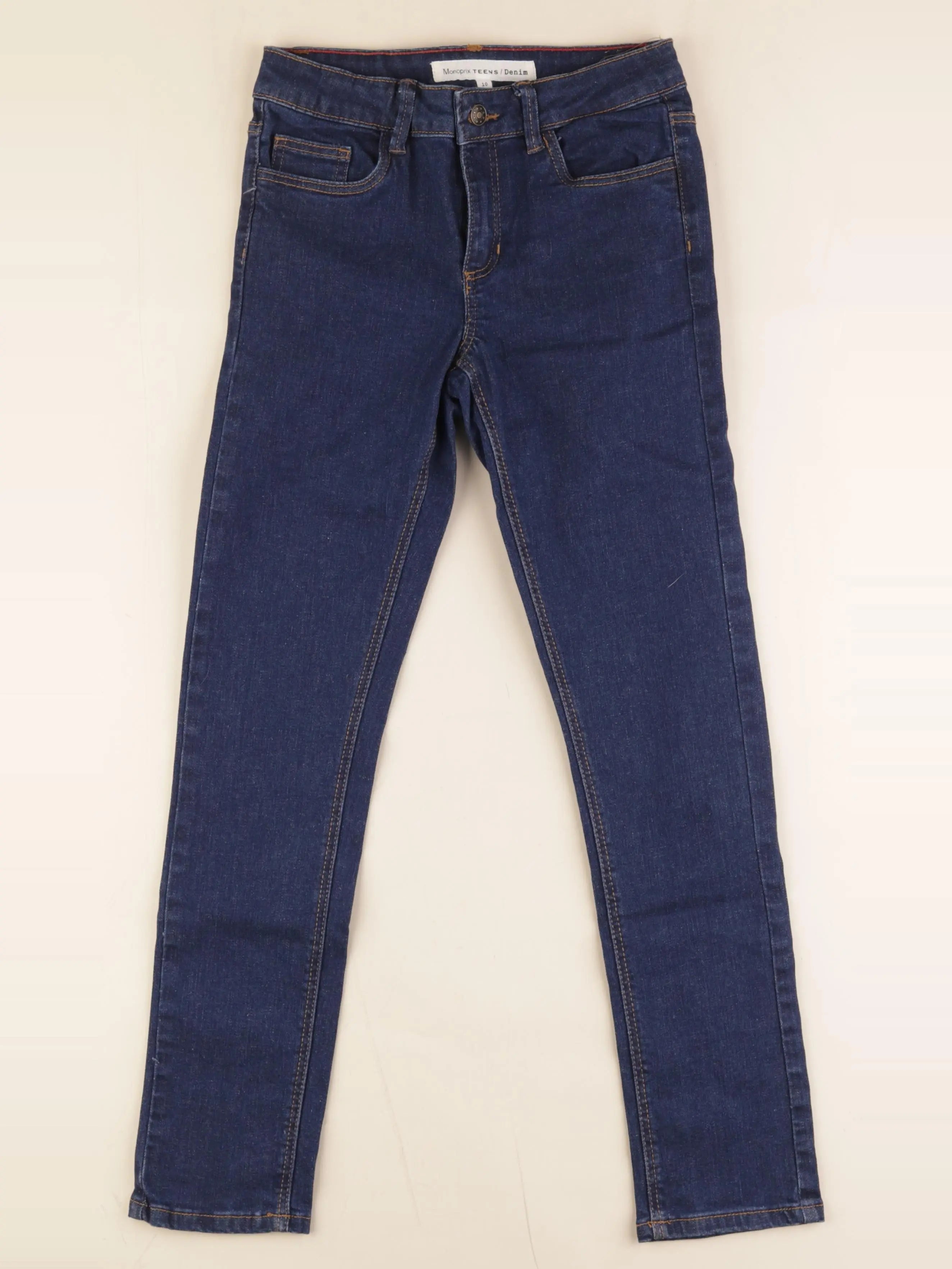 Monoprix - jean bleu - 10 ans