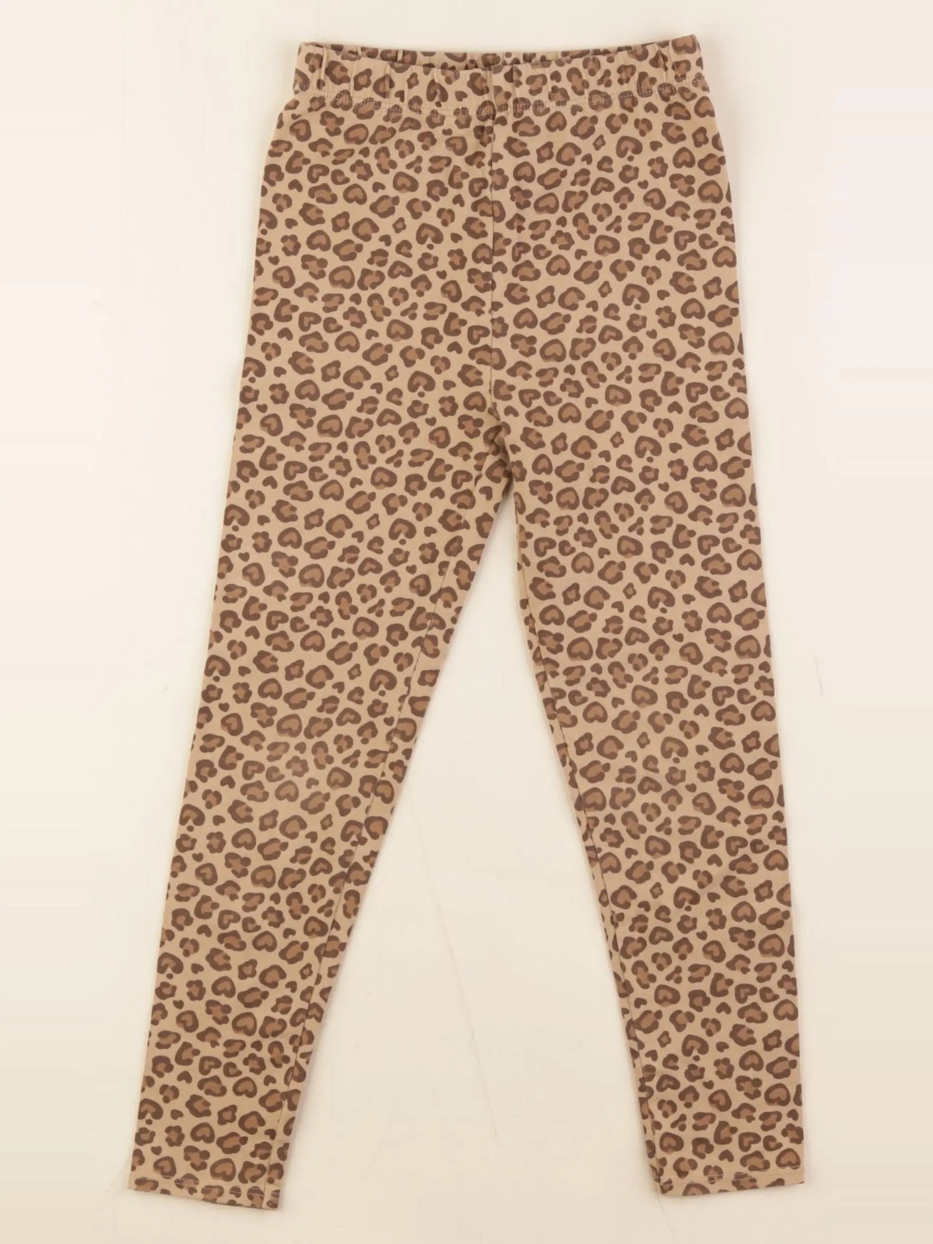 Vertbaudet - legging marron, beige - 6 ans