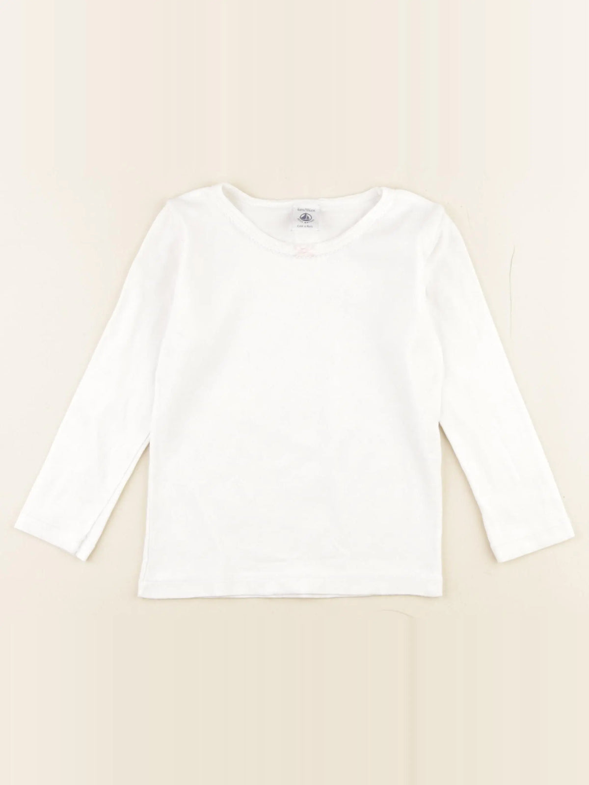 Petit Bateau - maillot de corps blanc - 4 ans