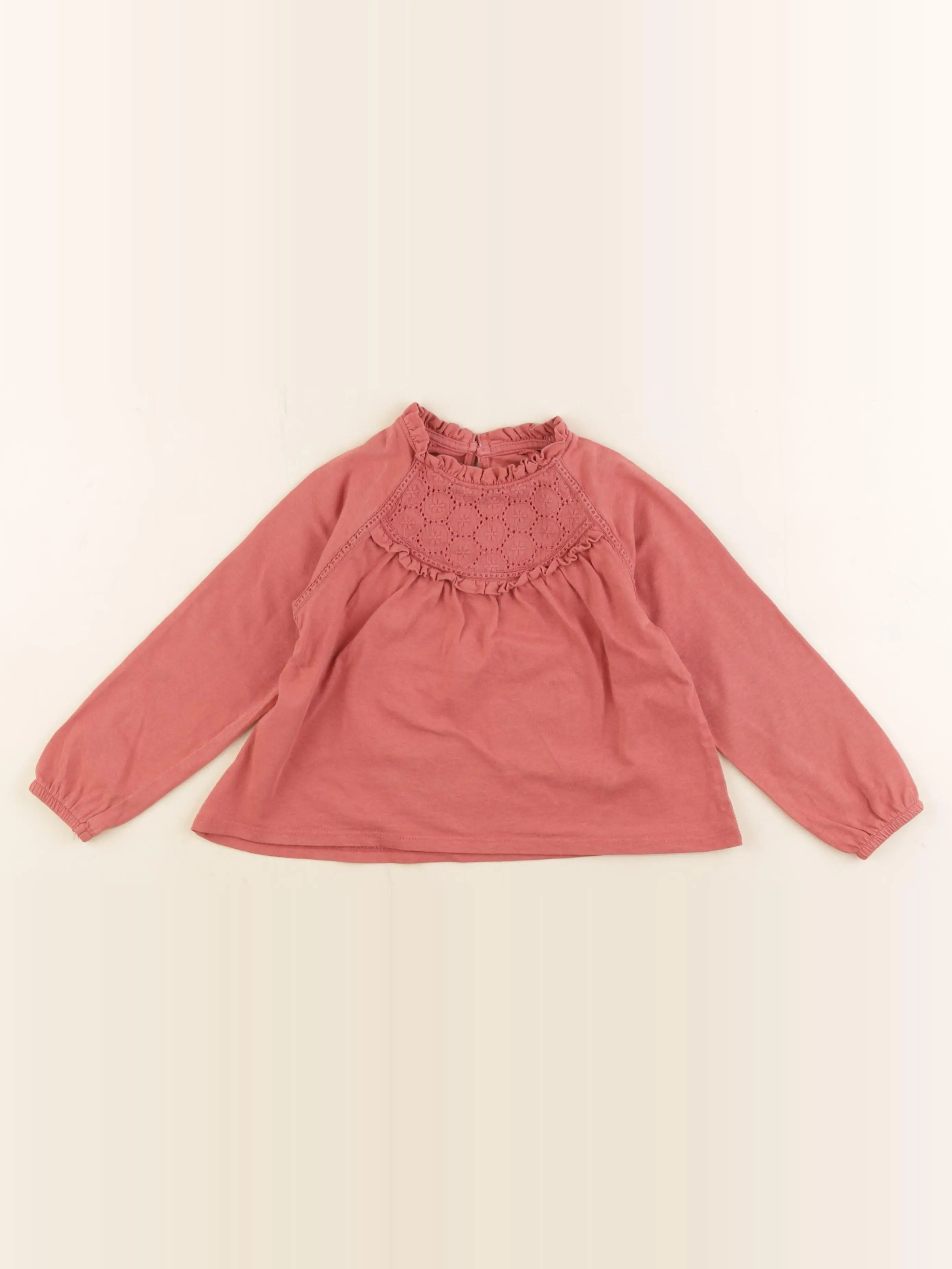 Vertbaudet - tee-shirt rose - 3 ans