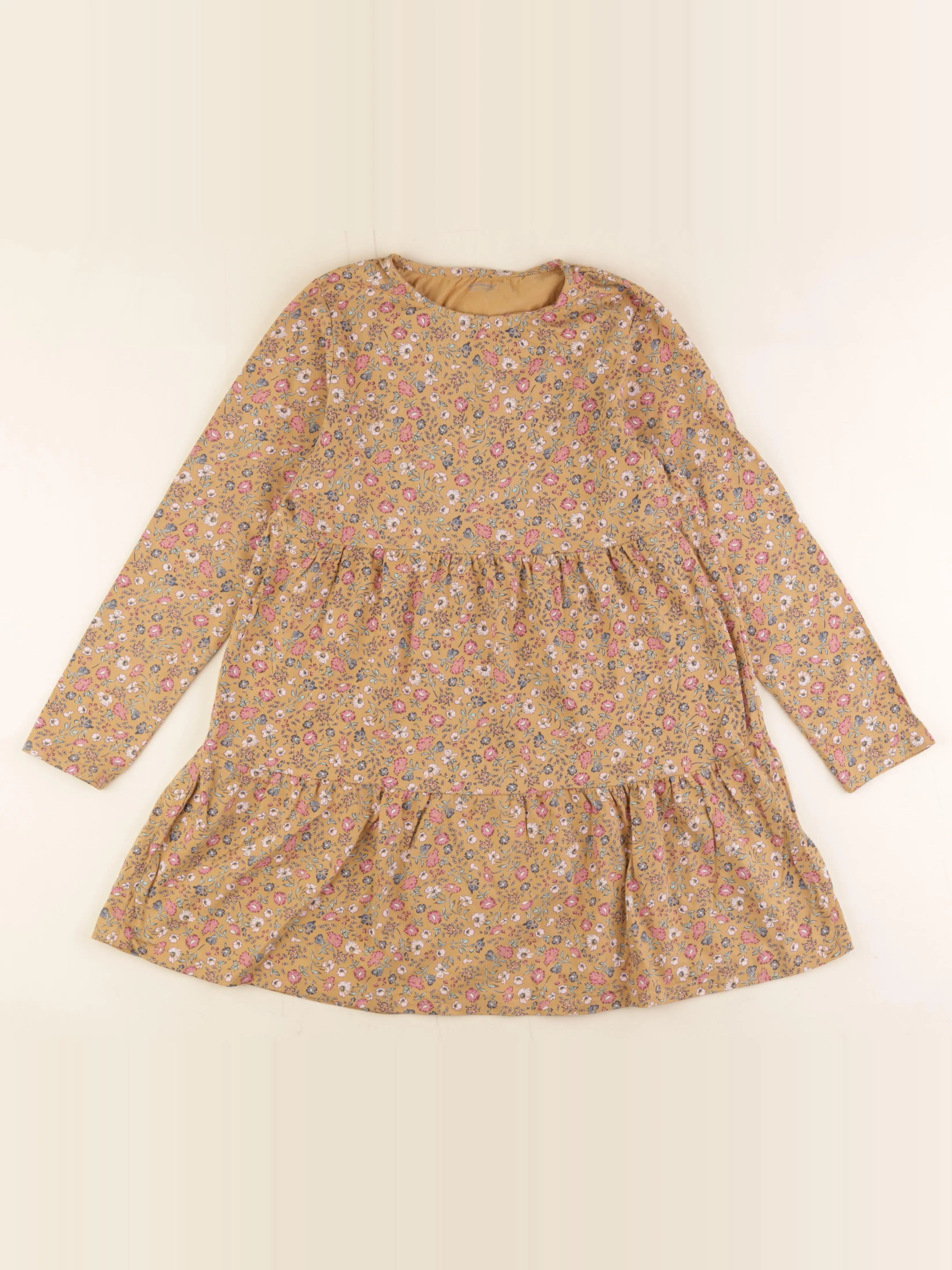 Vertbaudet - robe marron - 10 ans